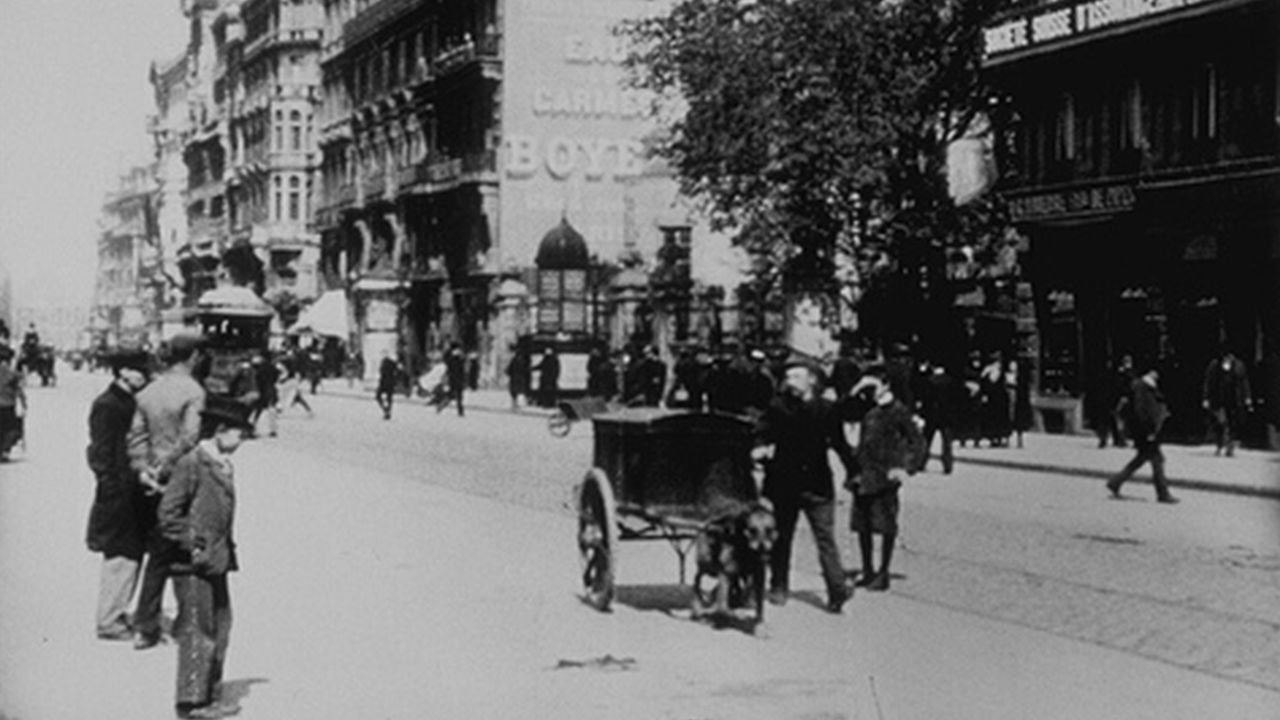 Bruxelles, Boulevard Anspach Background