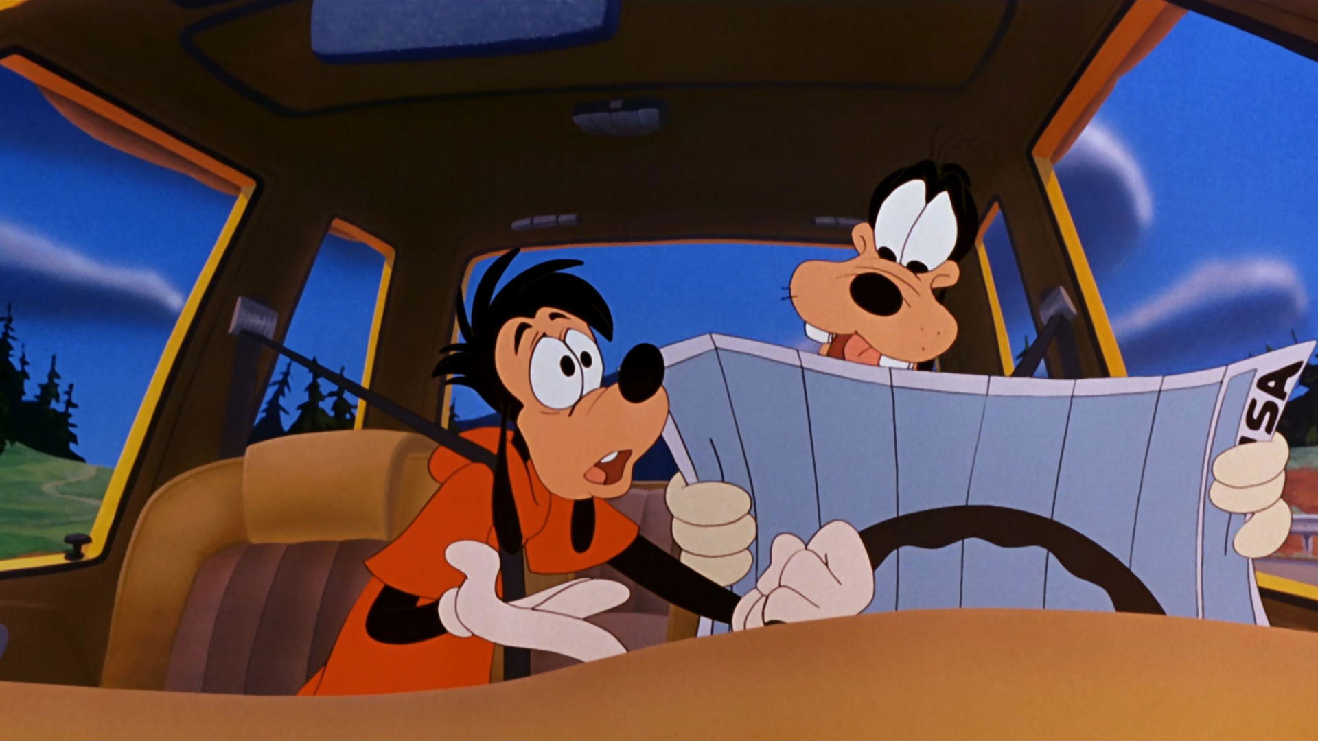 A Goofy Movie Background