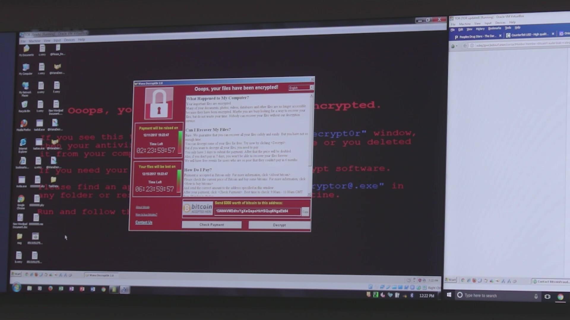 Dark Web - Fighting Cybercrime Background