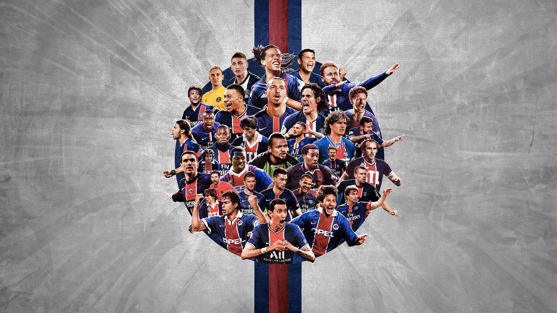 PSG City of Lights, 50 years of legend Background