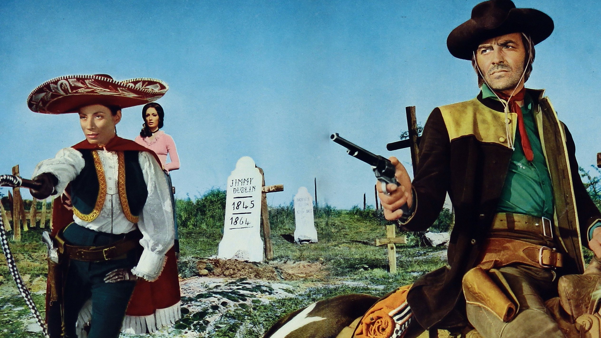 Gunman of One Hundred Crosses Background