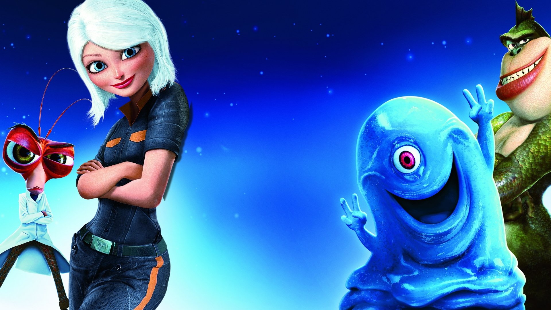 Monsters vs Aliens Background