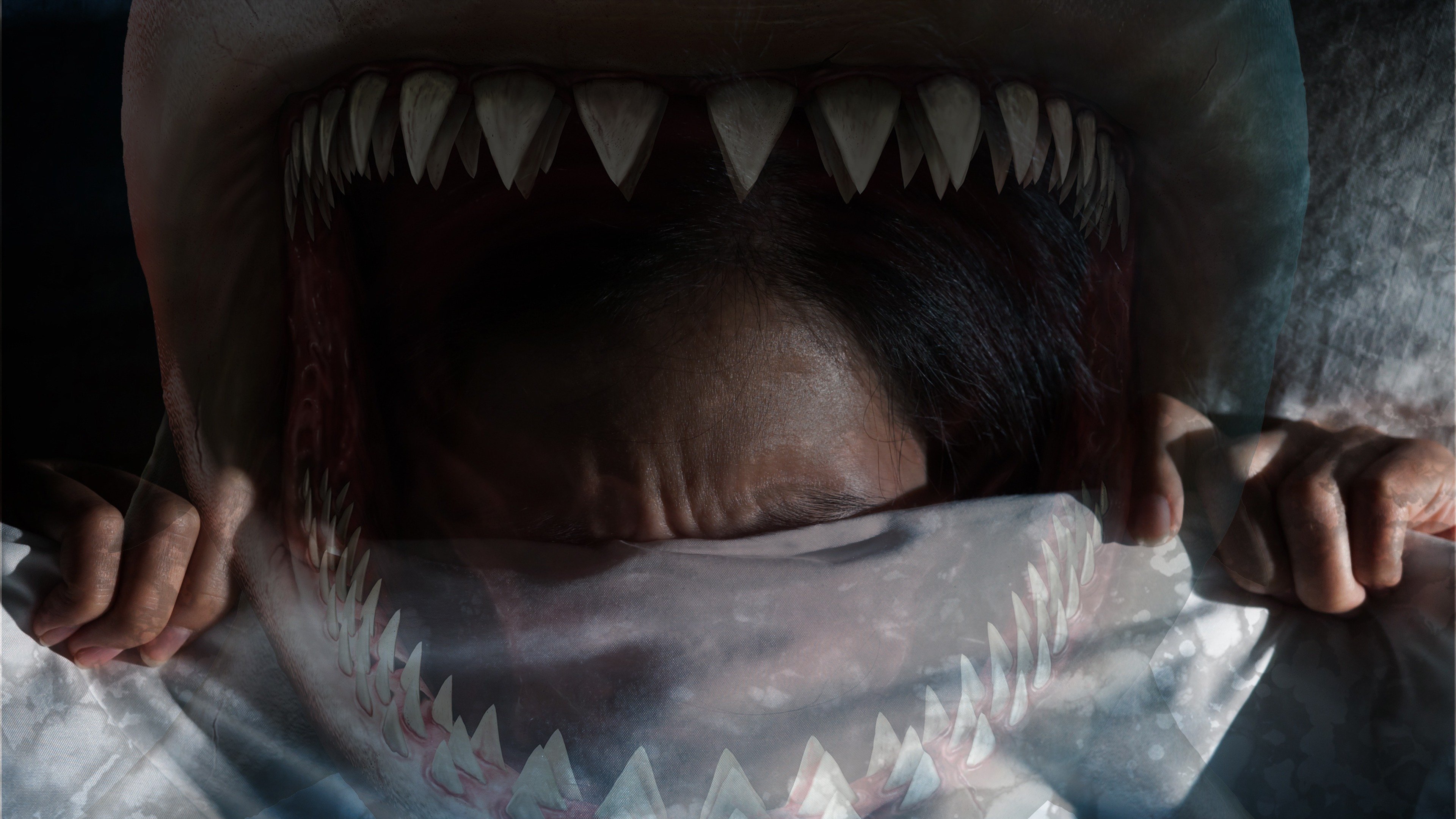 Nightmare Shark Background