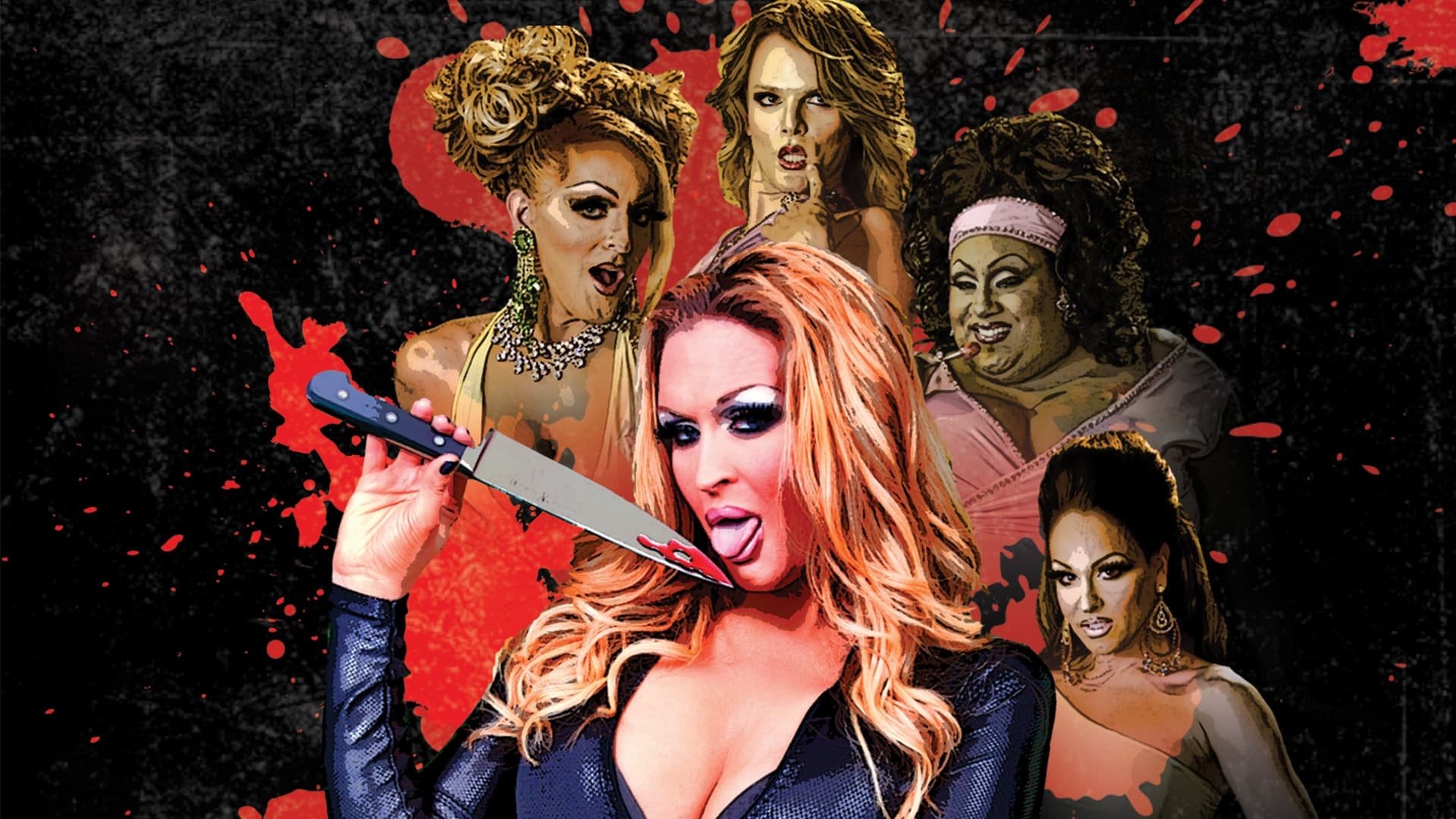 Ticked-Off Trannies with Knives Background