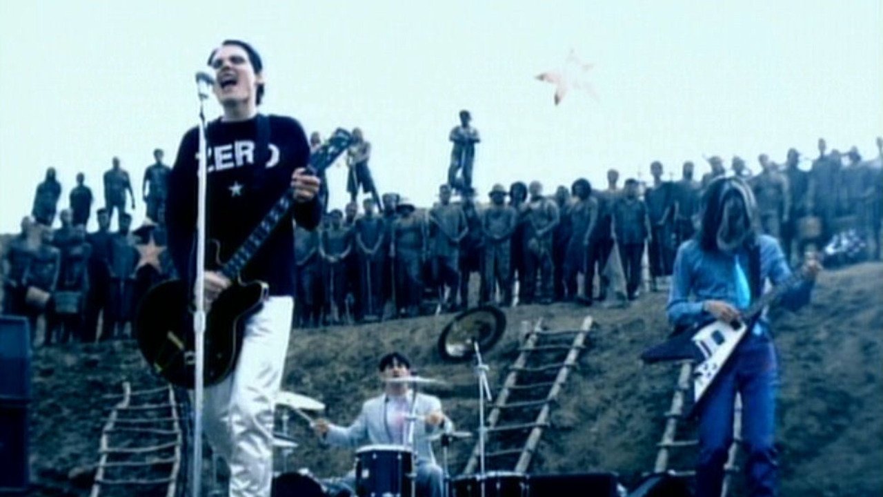 The Smashing Pumpkins: Bullet with Butterfly Wings Background