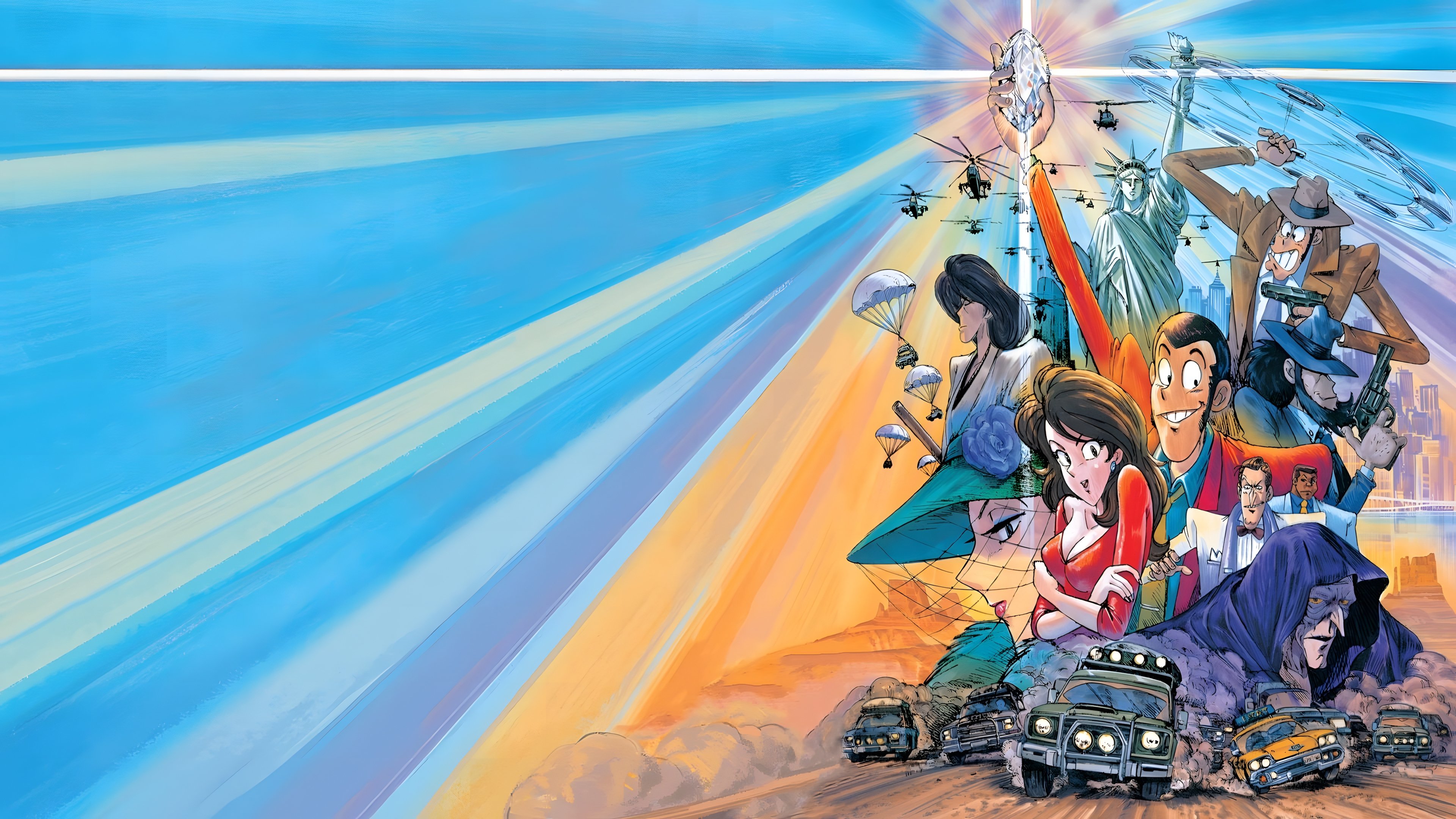 Lupin the Third: Bye Bye, Lady Liberty Background