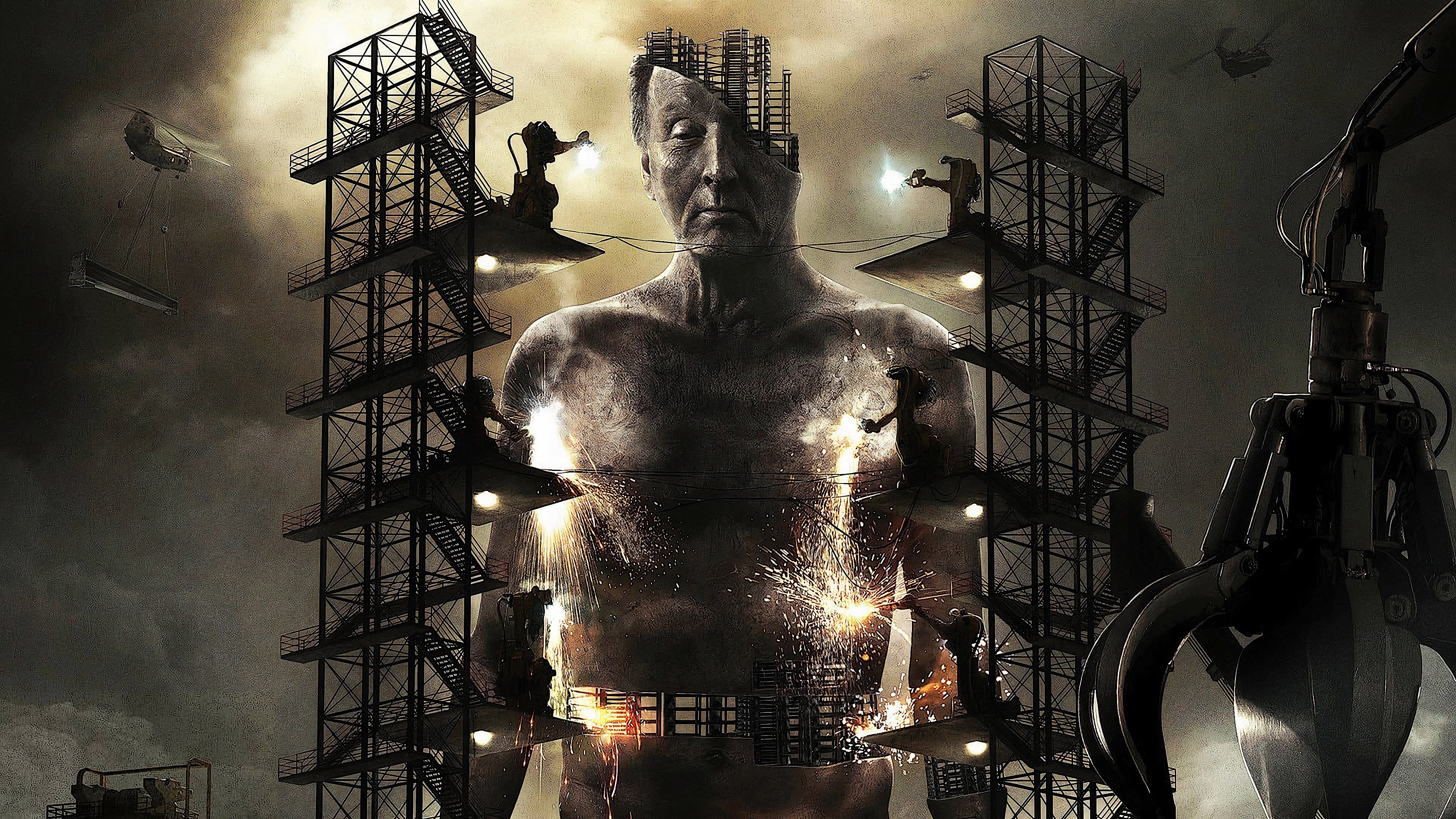 Saw 3D Background
