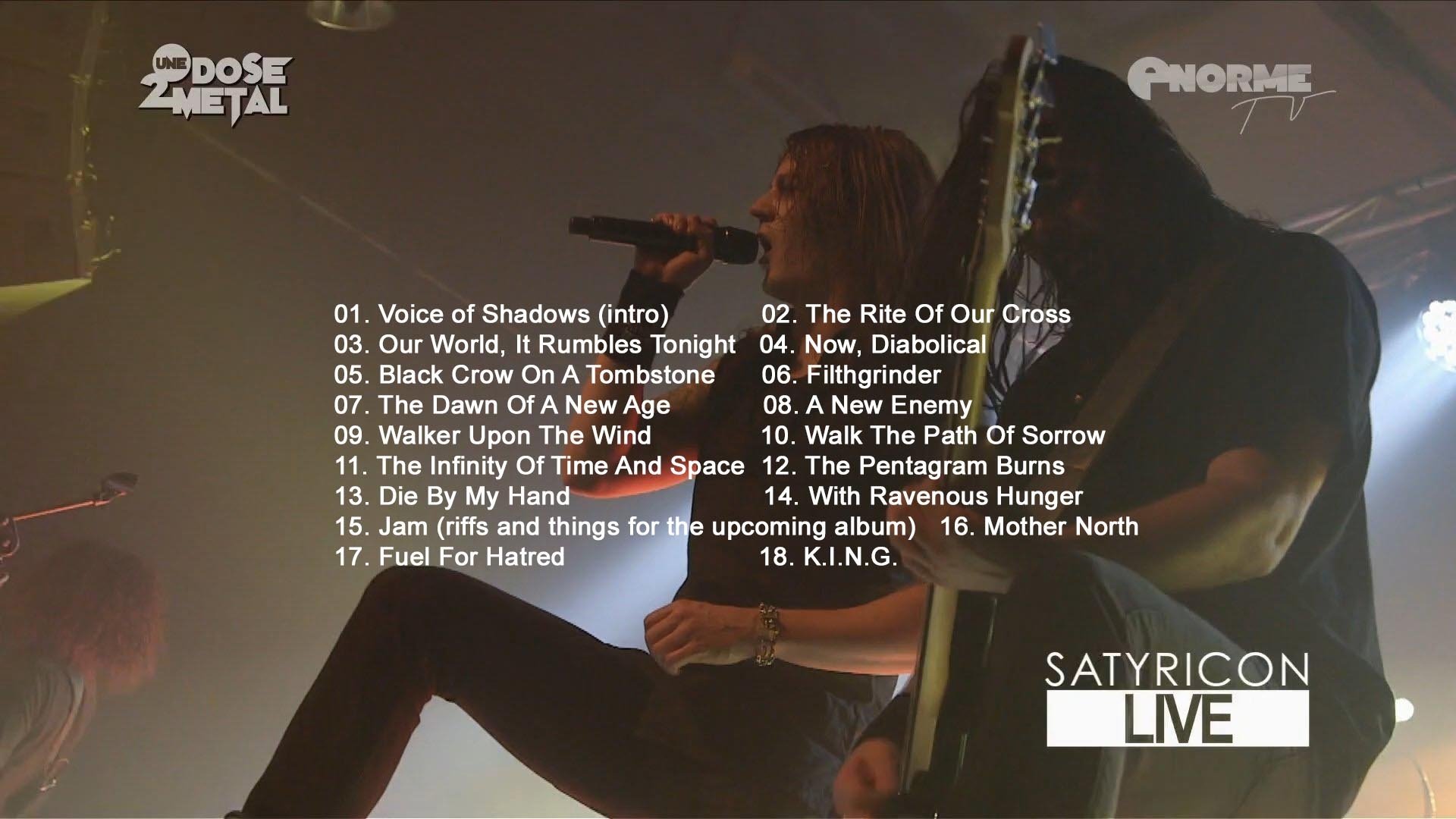 Satyricon - La Machine Du Moulin Rouge  (Paris, France 2015) Background