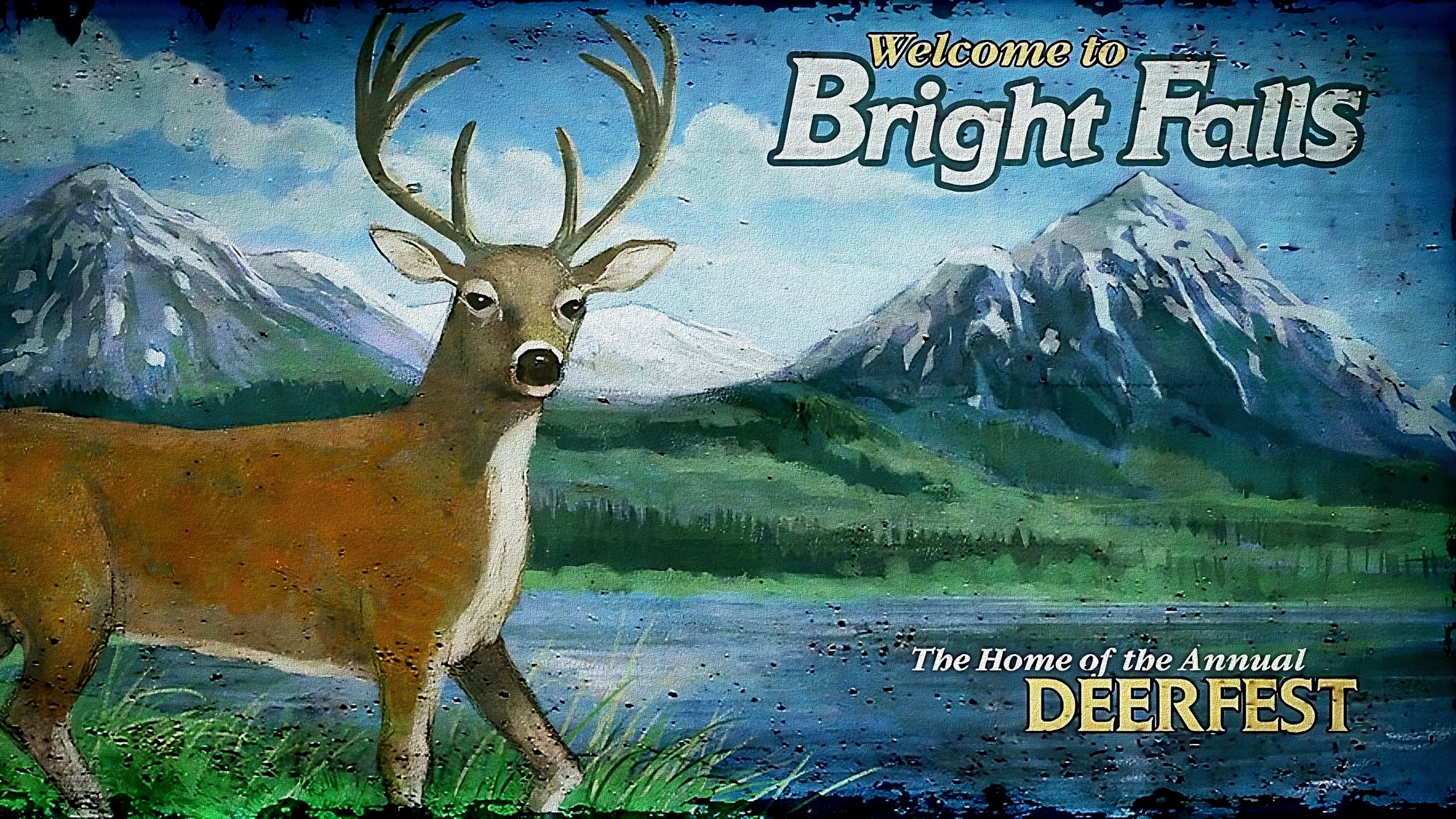 Bright Falls Background