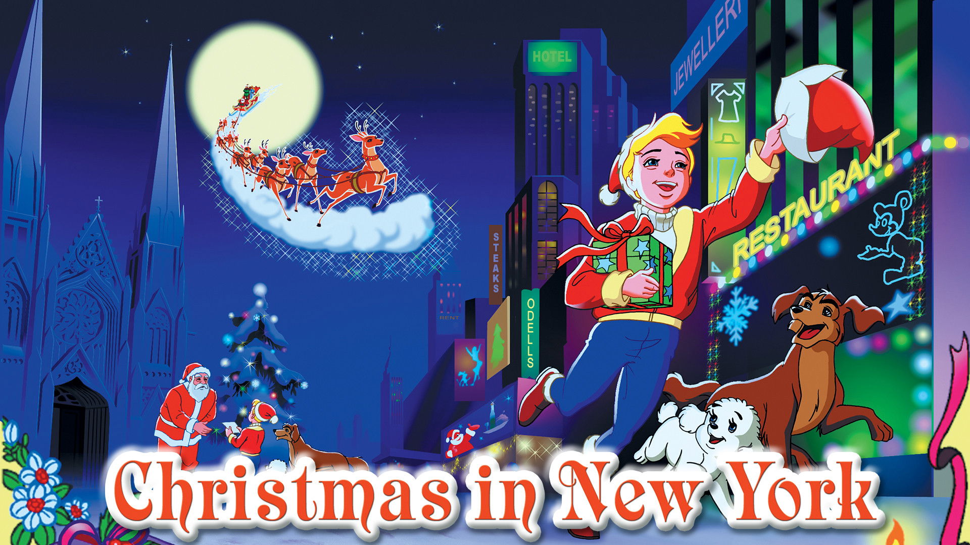 Christmas in New York Background