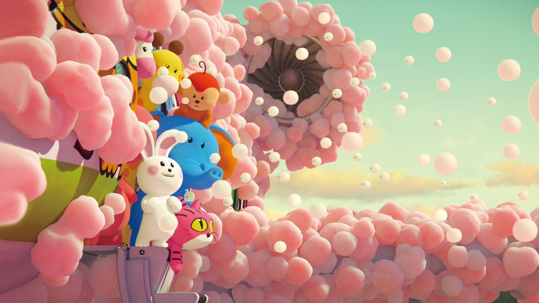 Tabekko Doubutsu: THE MOVIE Background