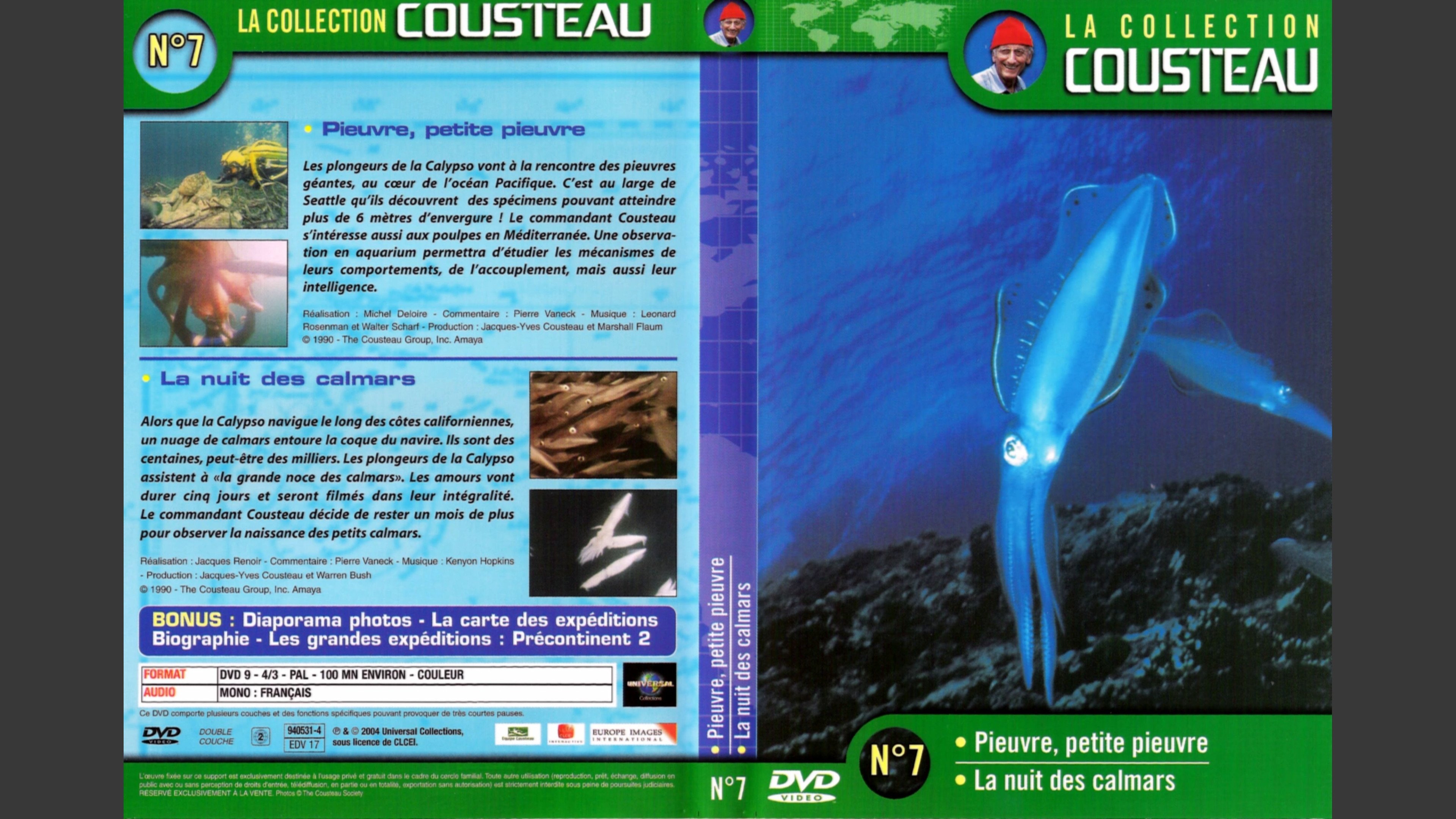 The Cousteau Collection N°7-1 | Octopus, Little Octopus Background