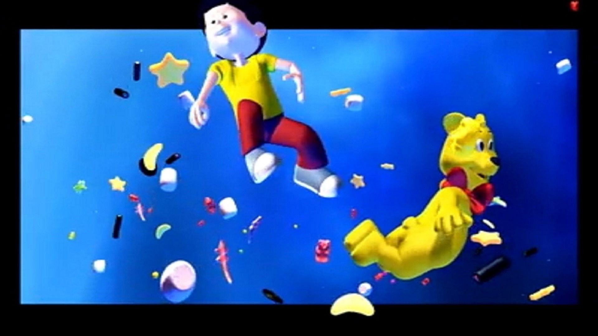 Publicité originale Haribo 3D Background