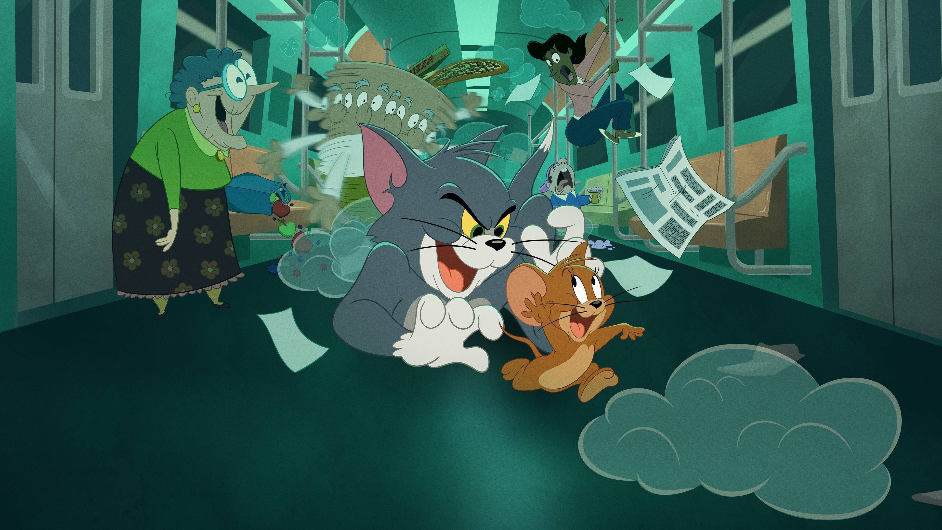 Tom and Jerry in New York Background