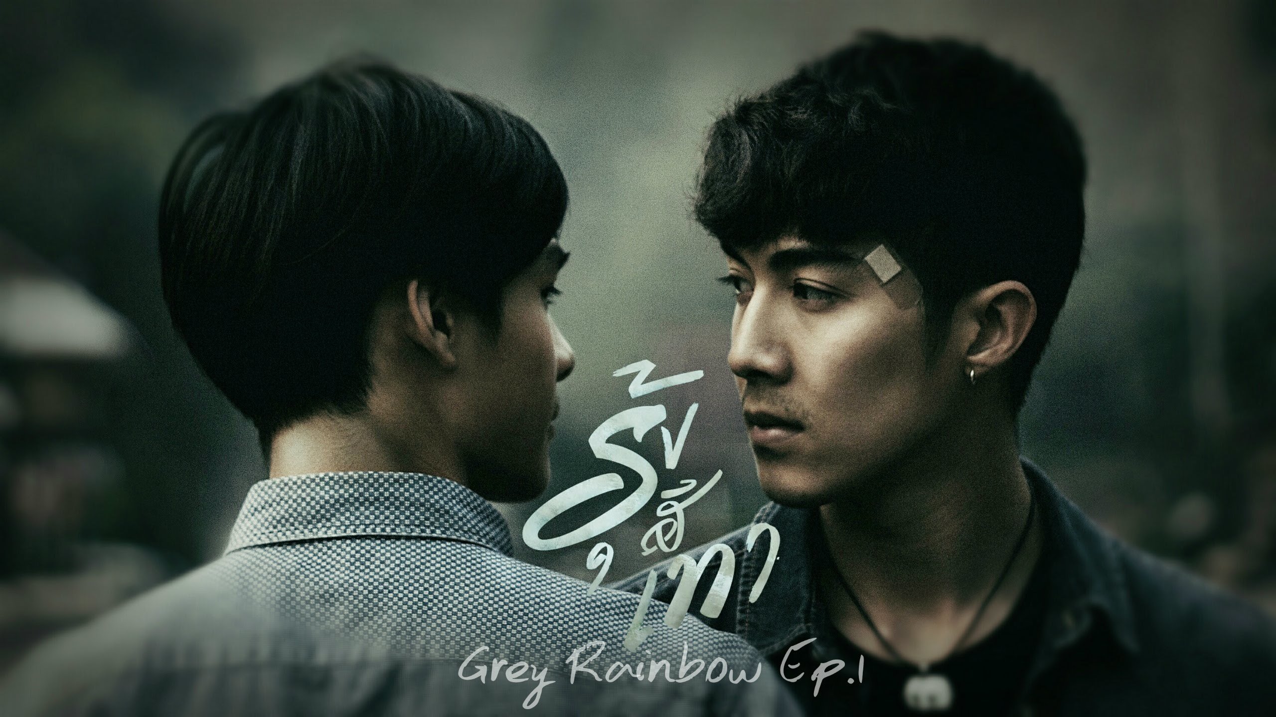 Grey Rainbow Background