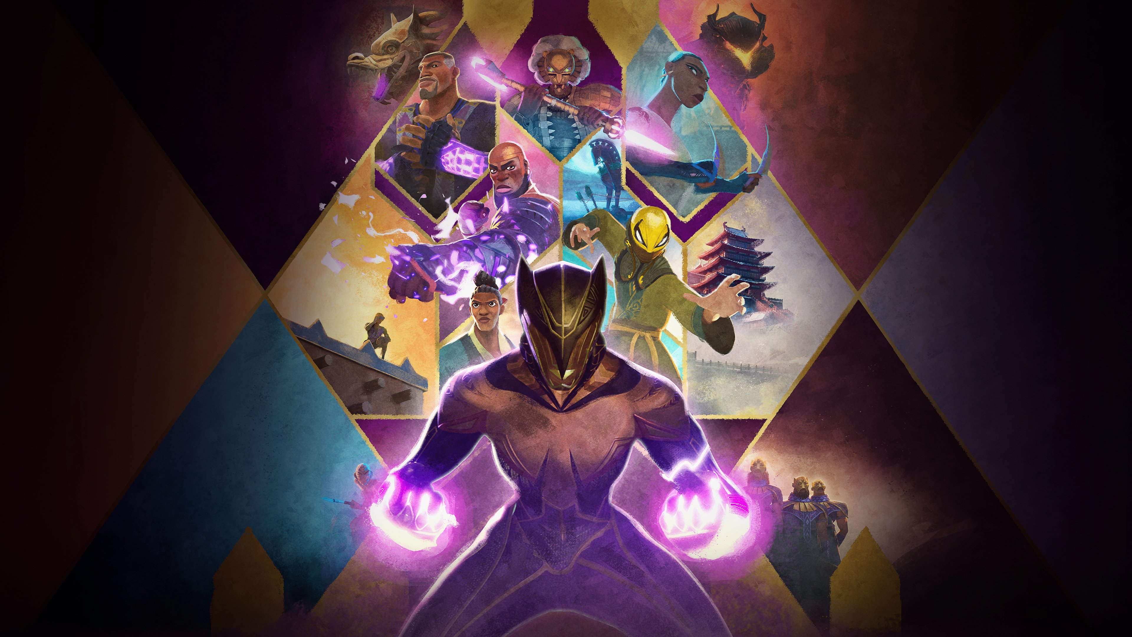 Eyes of Wakanda Background