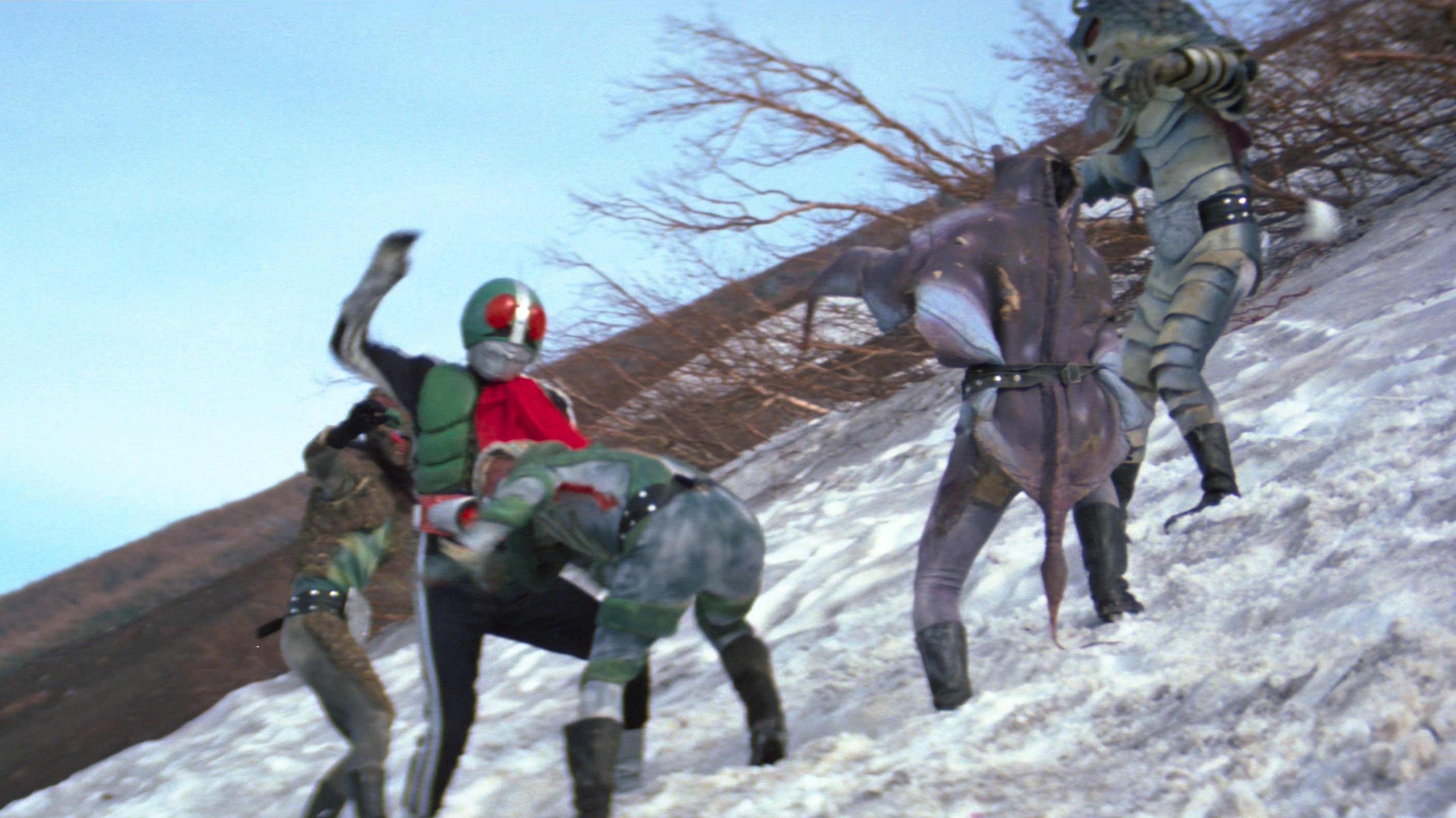 Kamen Rider vs. Ambassador Hell Background