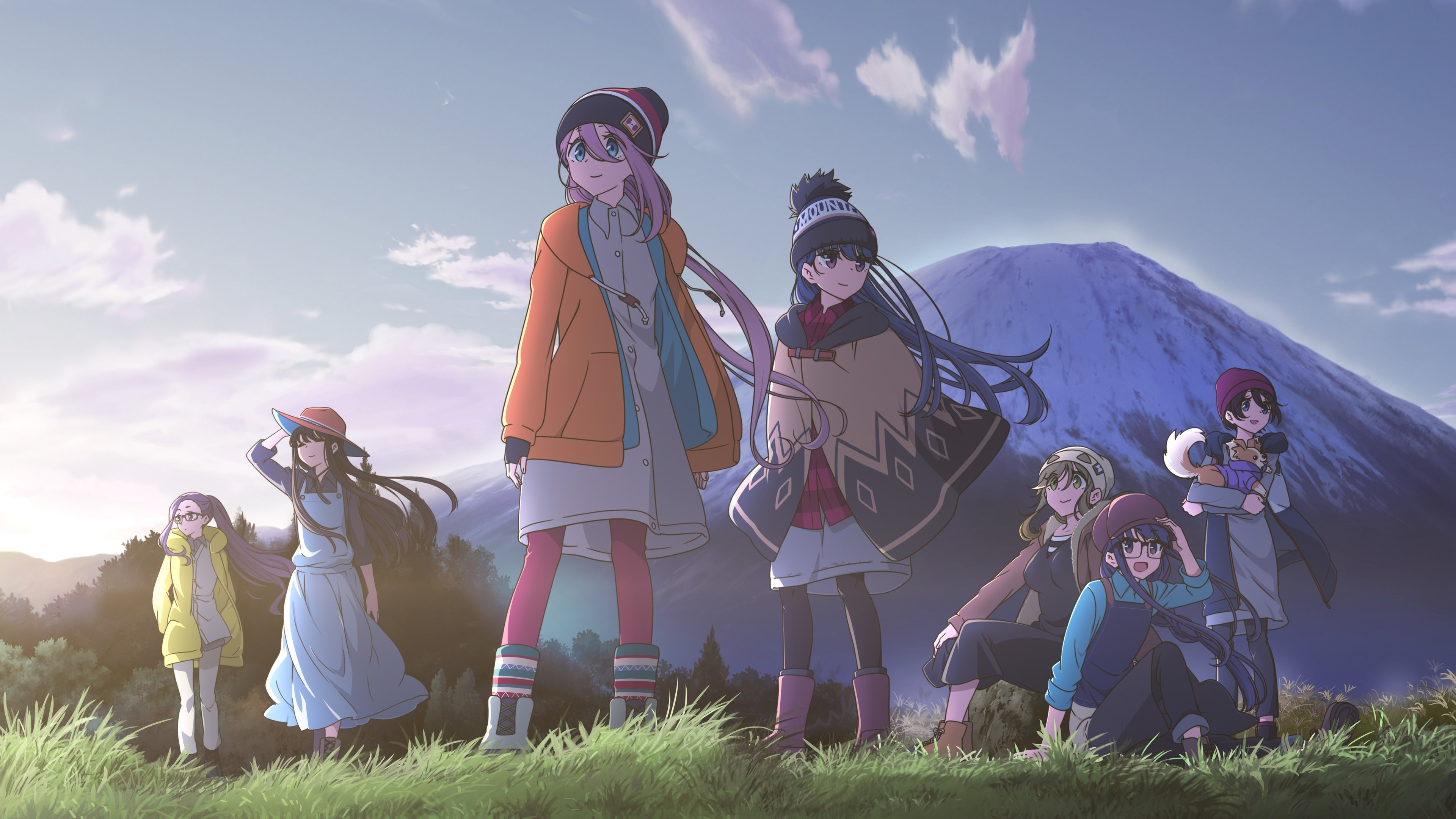 Laid-Back Camp Background