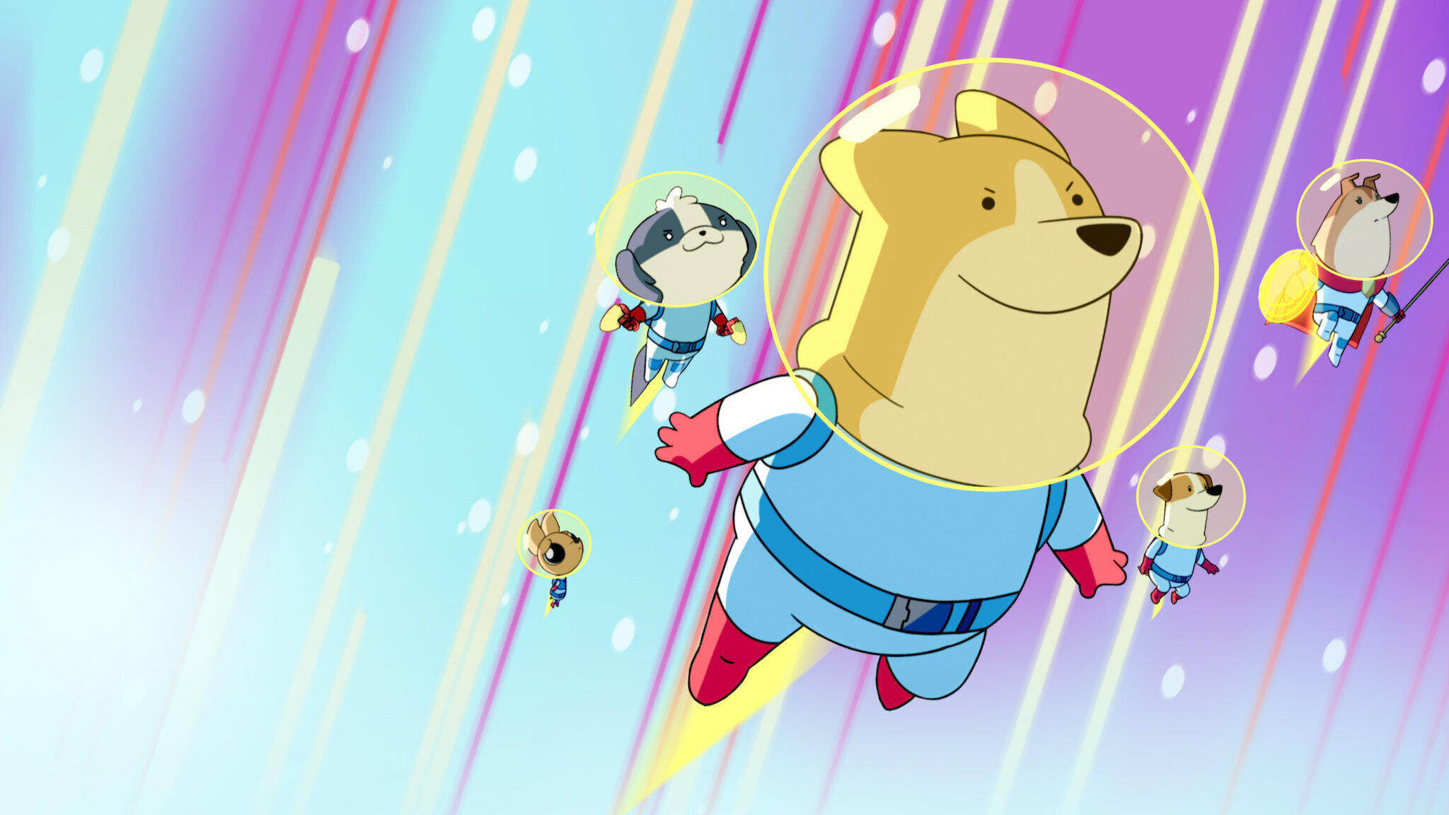 Dogs in Space Background