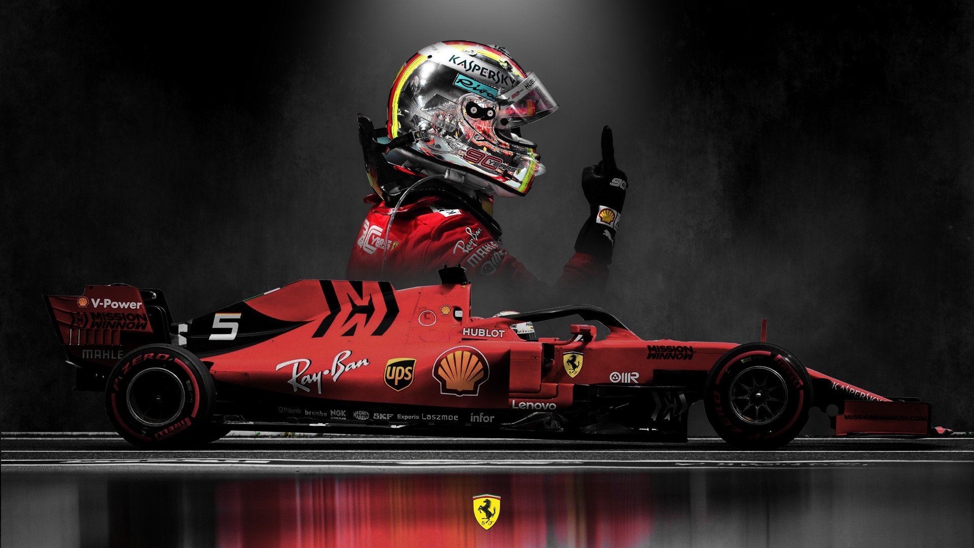 Vettel, le pionnier Background