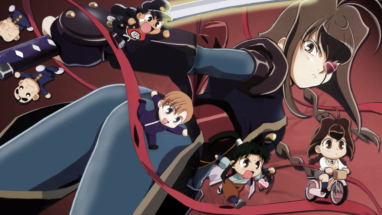 Jubei-chan the Ninja Girl: Secret of the Lovely Eyepatch Background