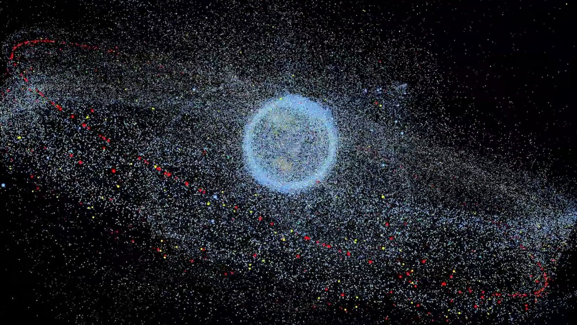 Space Junk 3D Background