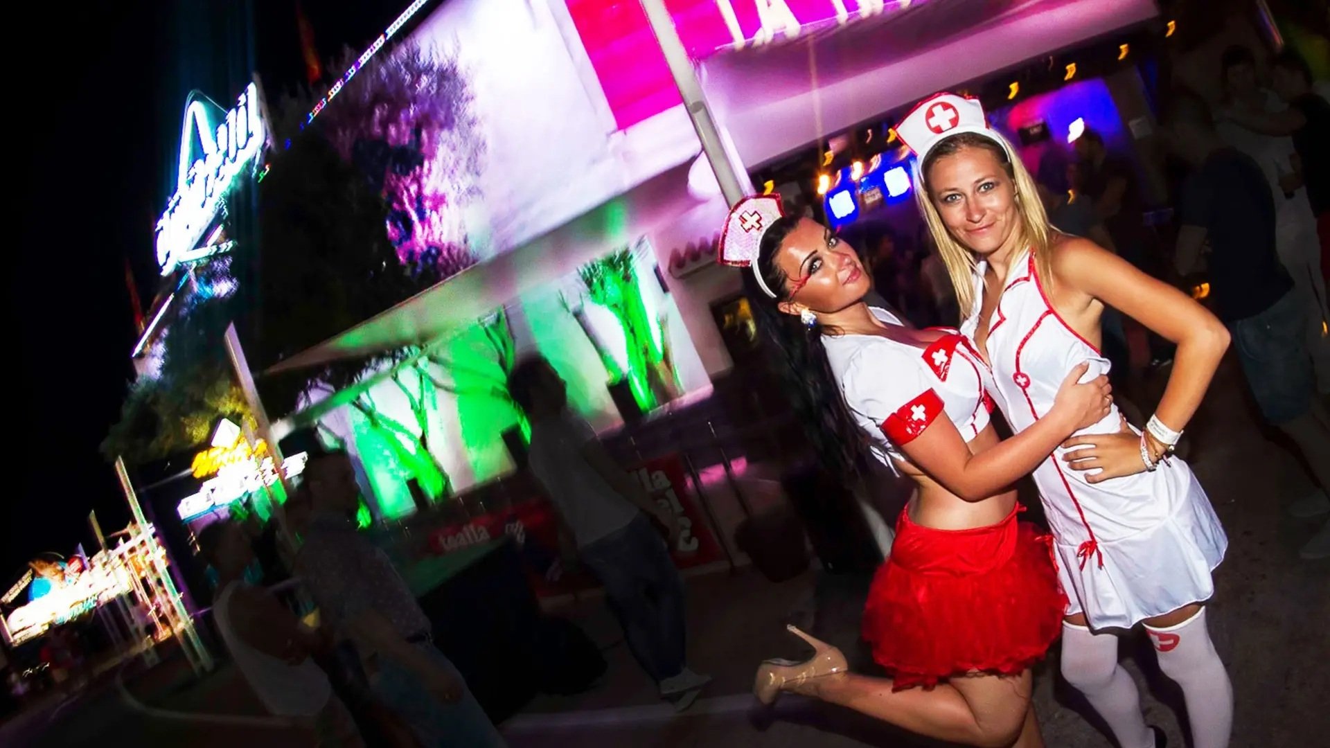 Party på Ibiza Background