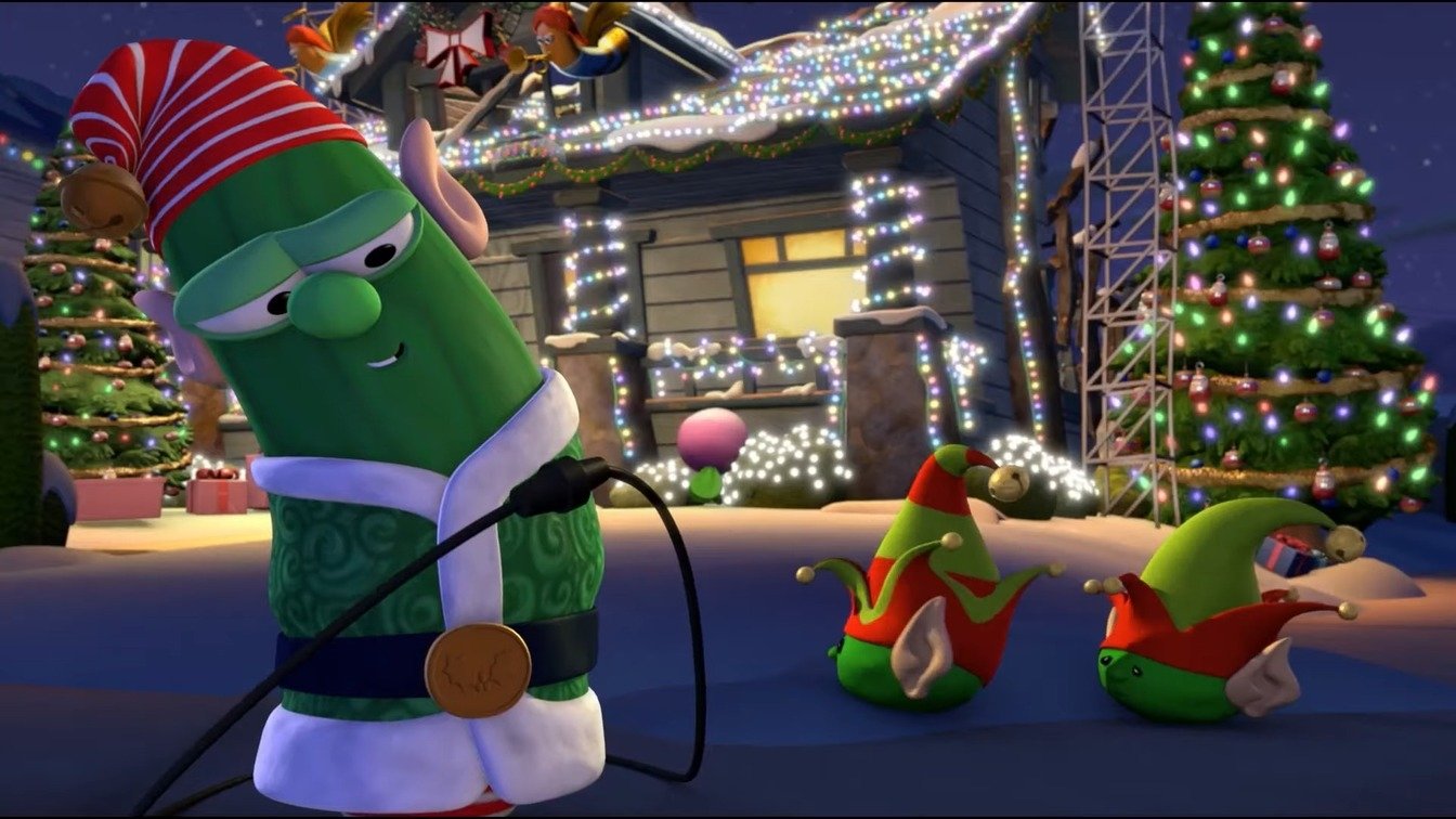 VeggieTales: Merry Larry and the True Light of Christmas Background