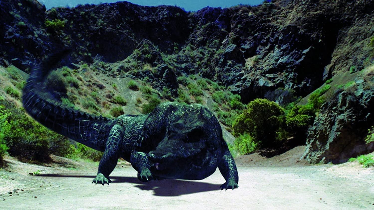 Mega Python vs. Gatoroid Background