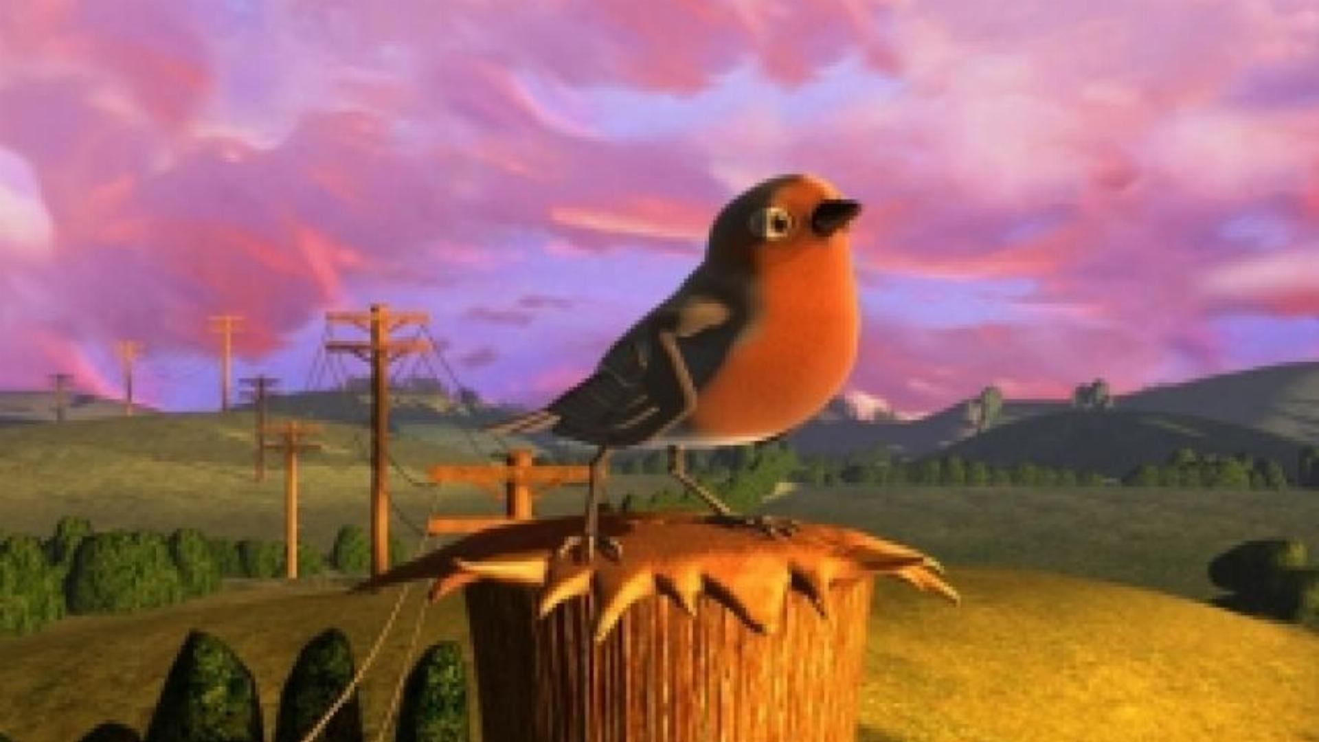 Bird Bath Background