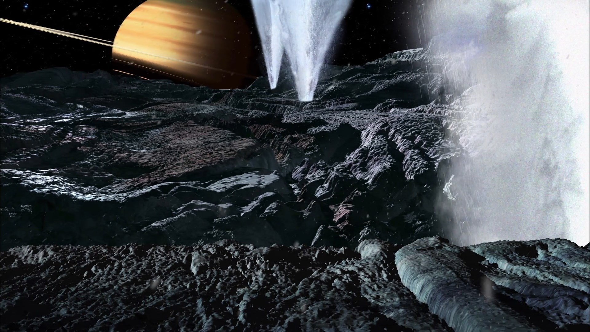 Death Dive to Saturn Background