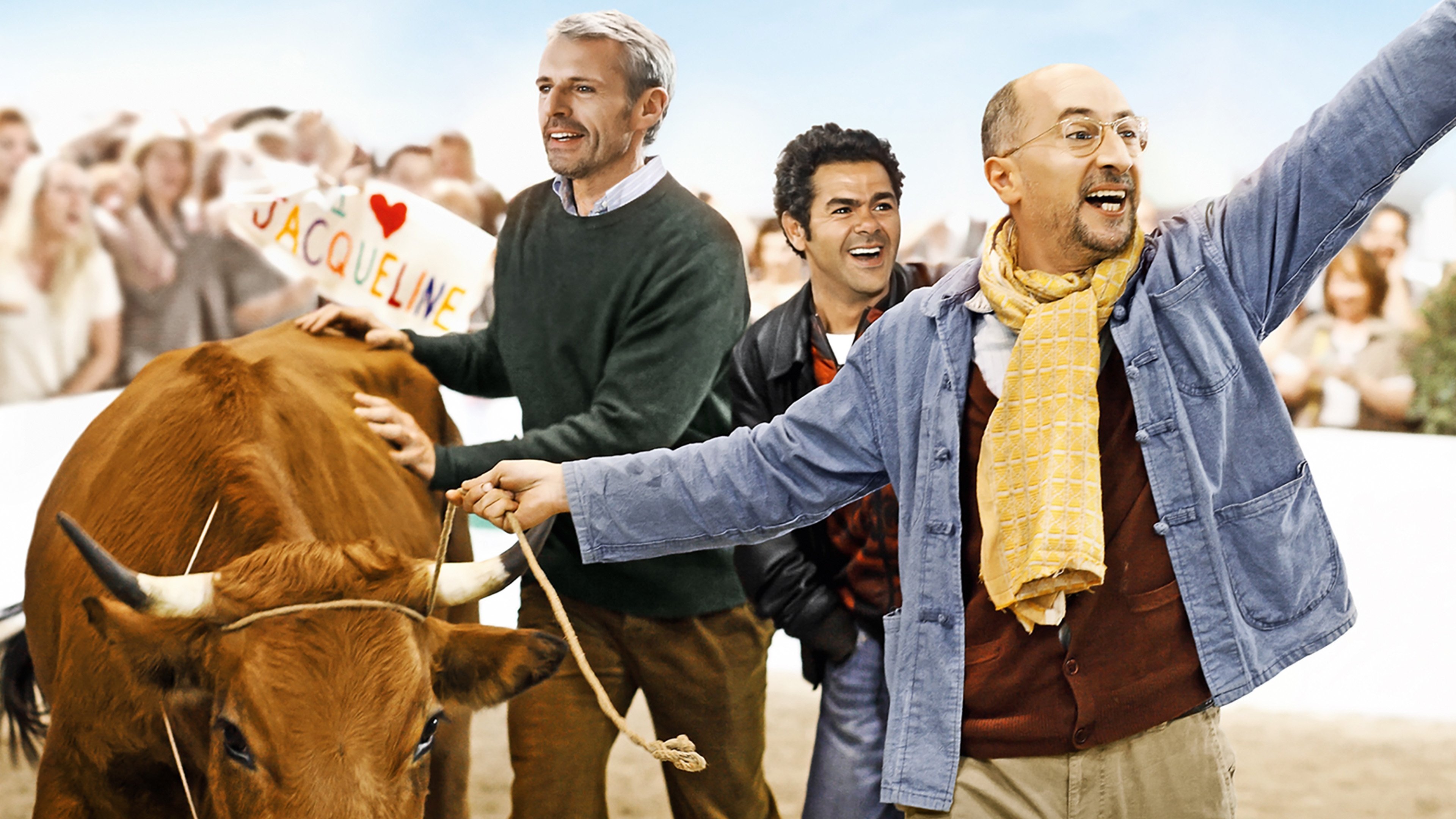 One Man and his Cow Background