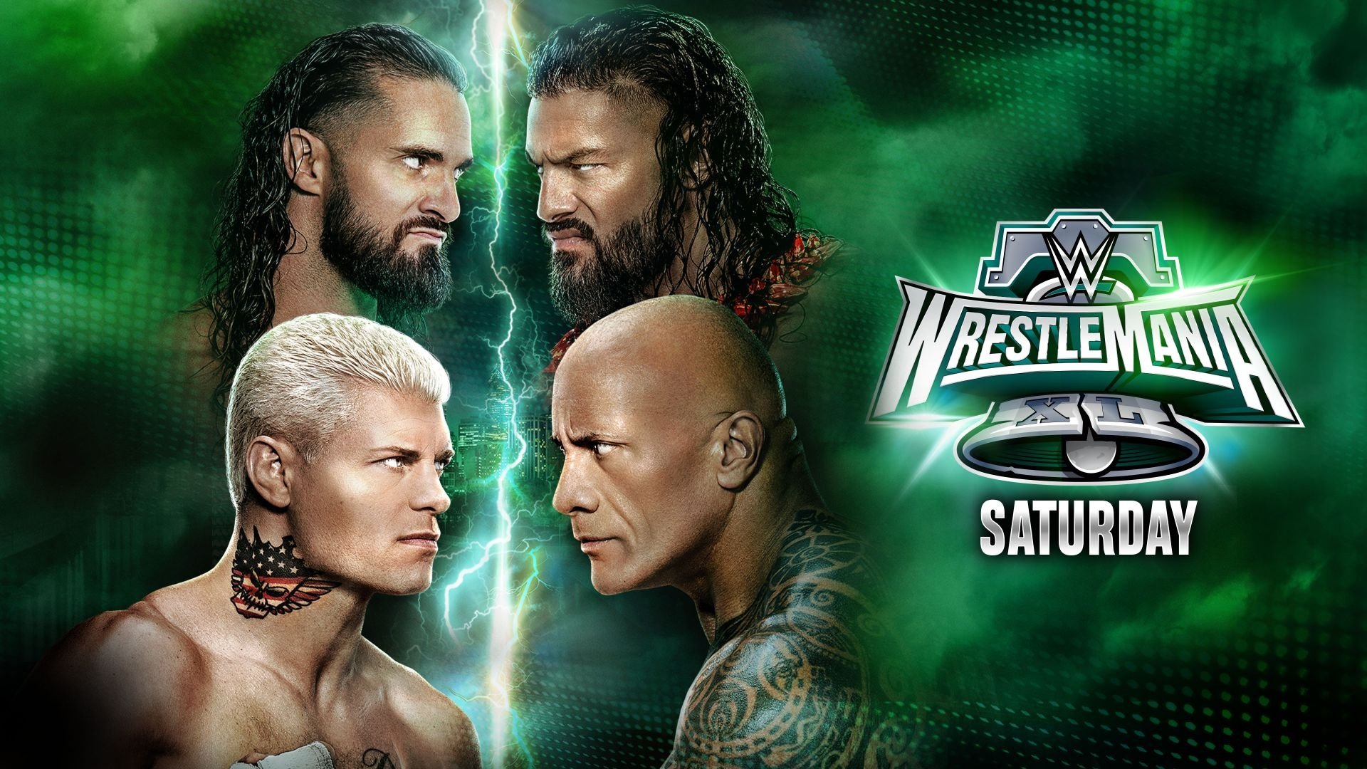 WrestleMania XL Saturday Background