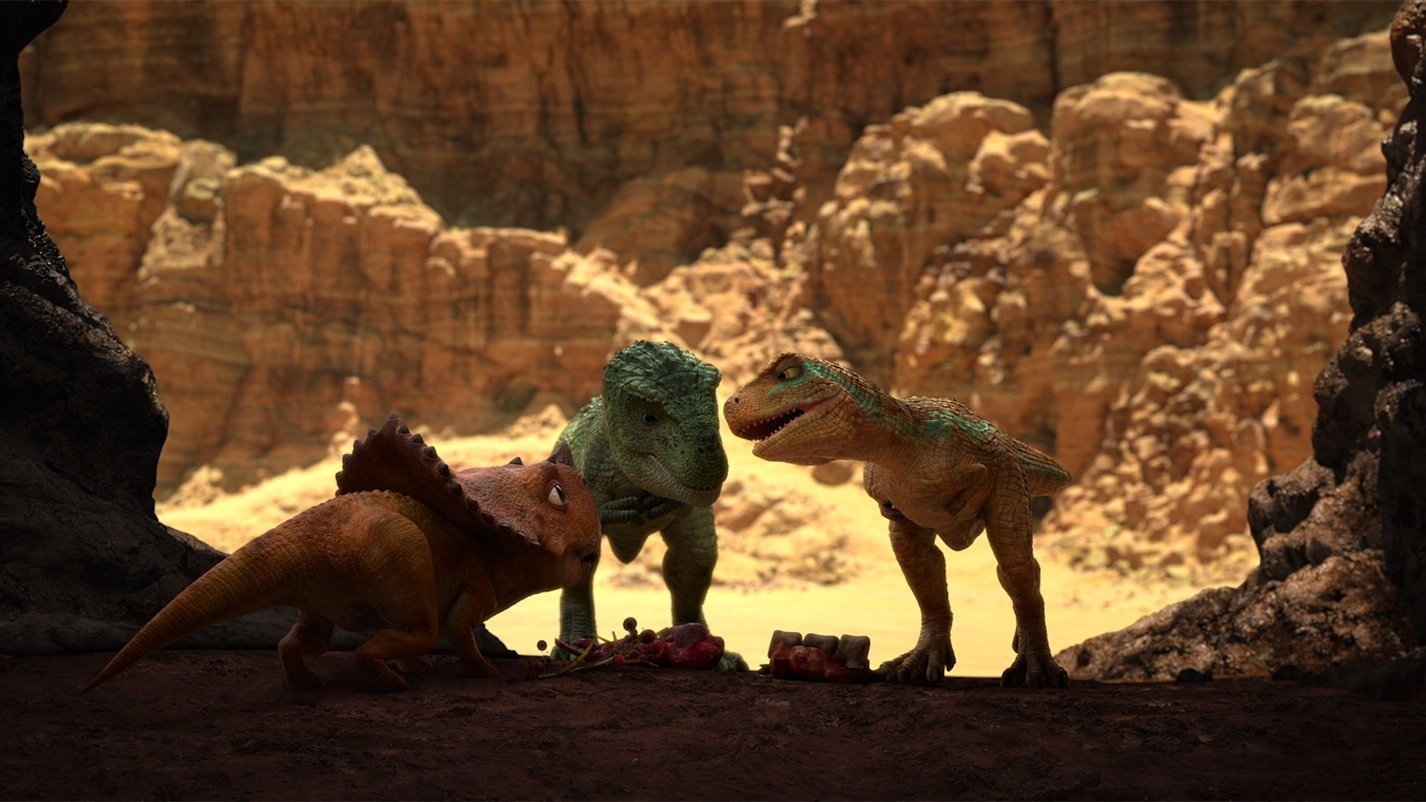 Dino King: Journey to Fire Mountain Background