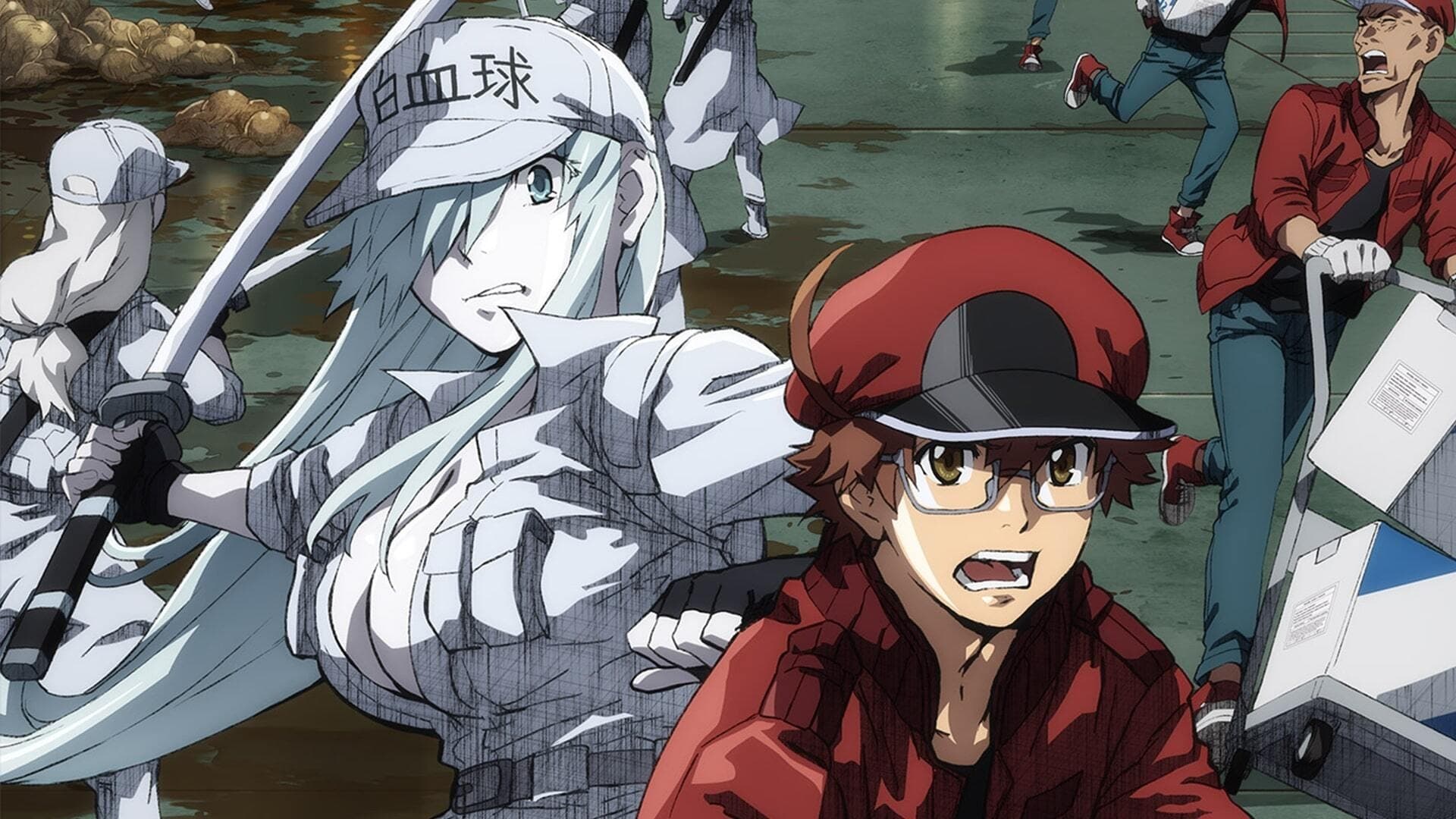 Cells at Work! CODE BLACK Background