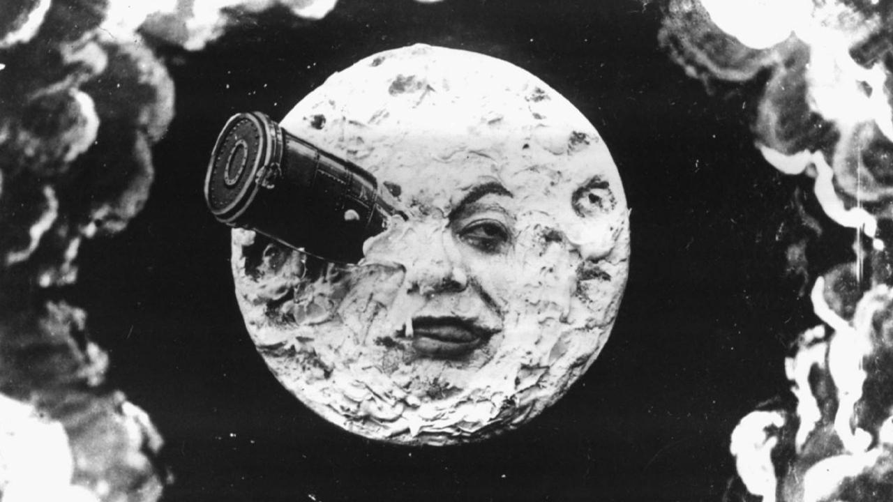A Trip to the Moon Background
