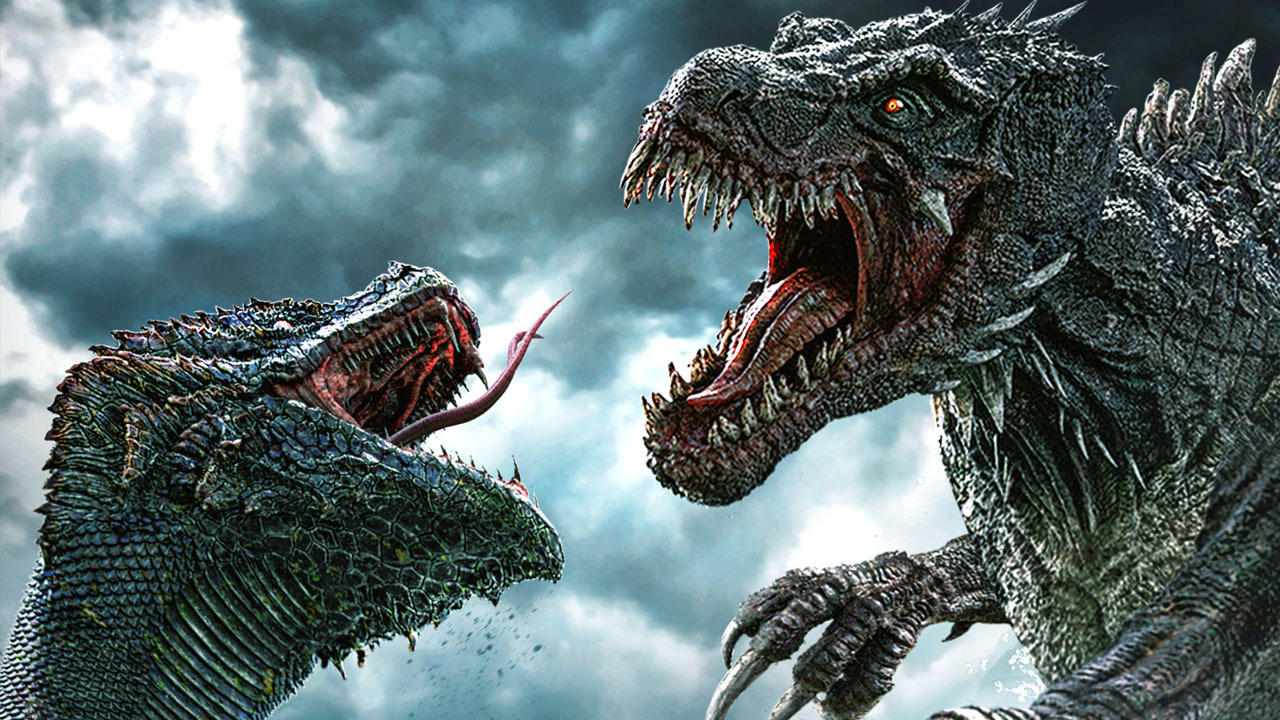 Snake 3: Dinosaur vs. Python Background