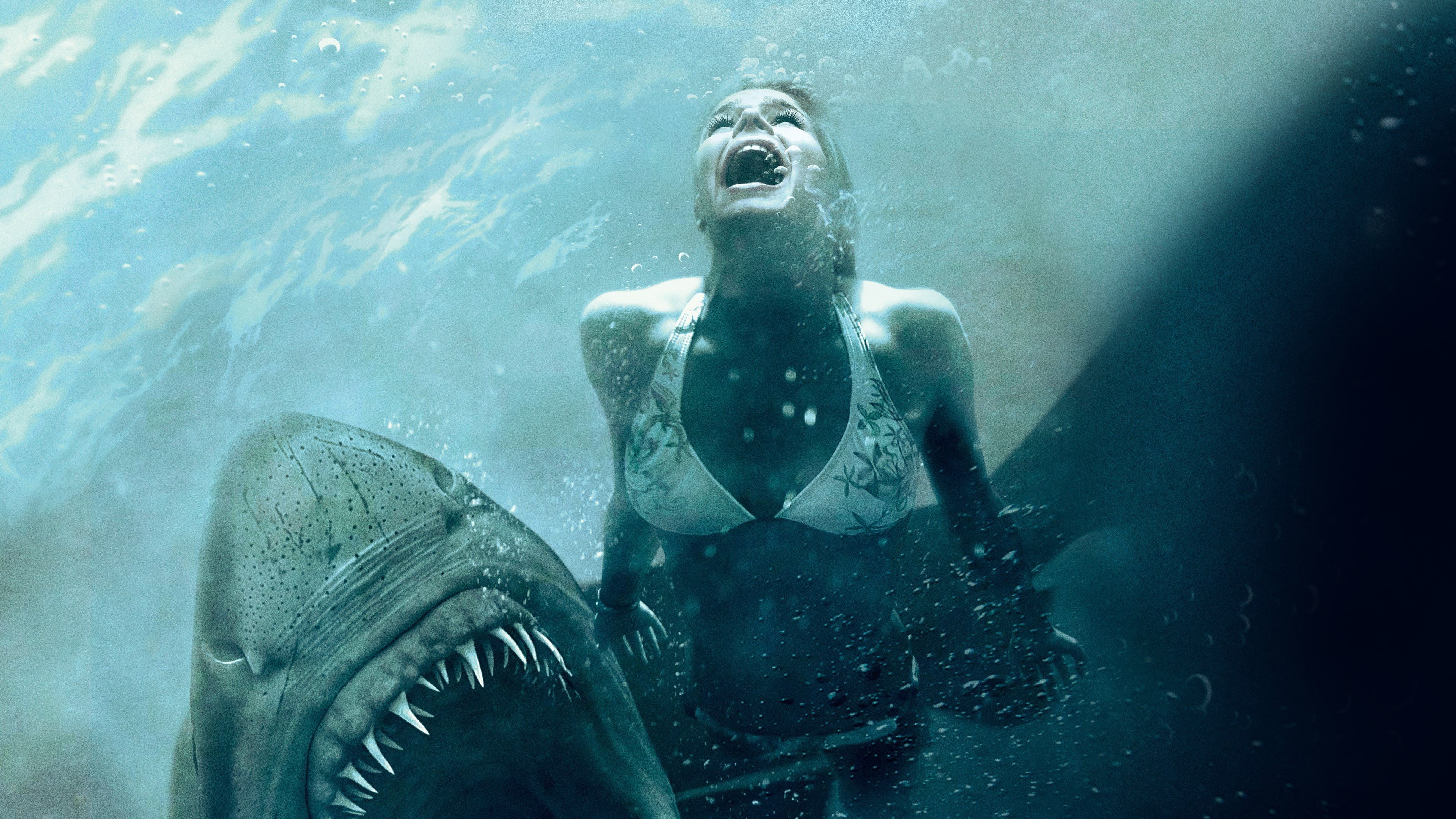 Shark Night 3D Background