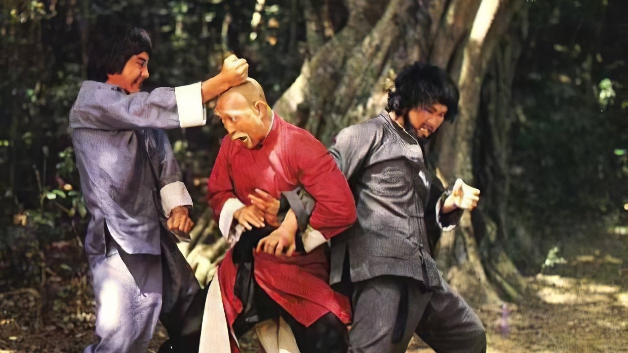 An Old Kung Fu Master Background
