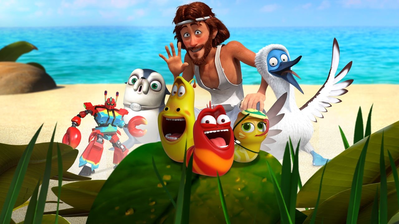 Larva Island Background