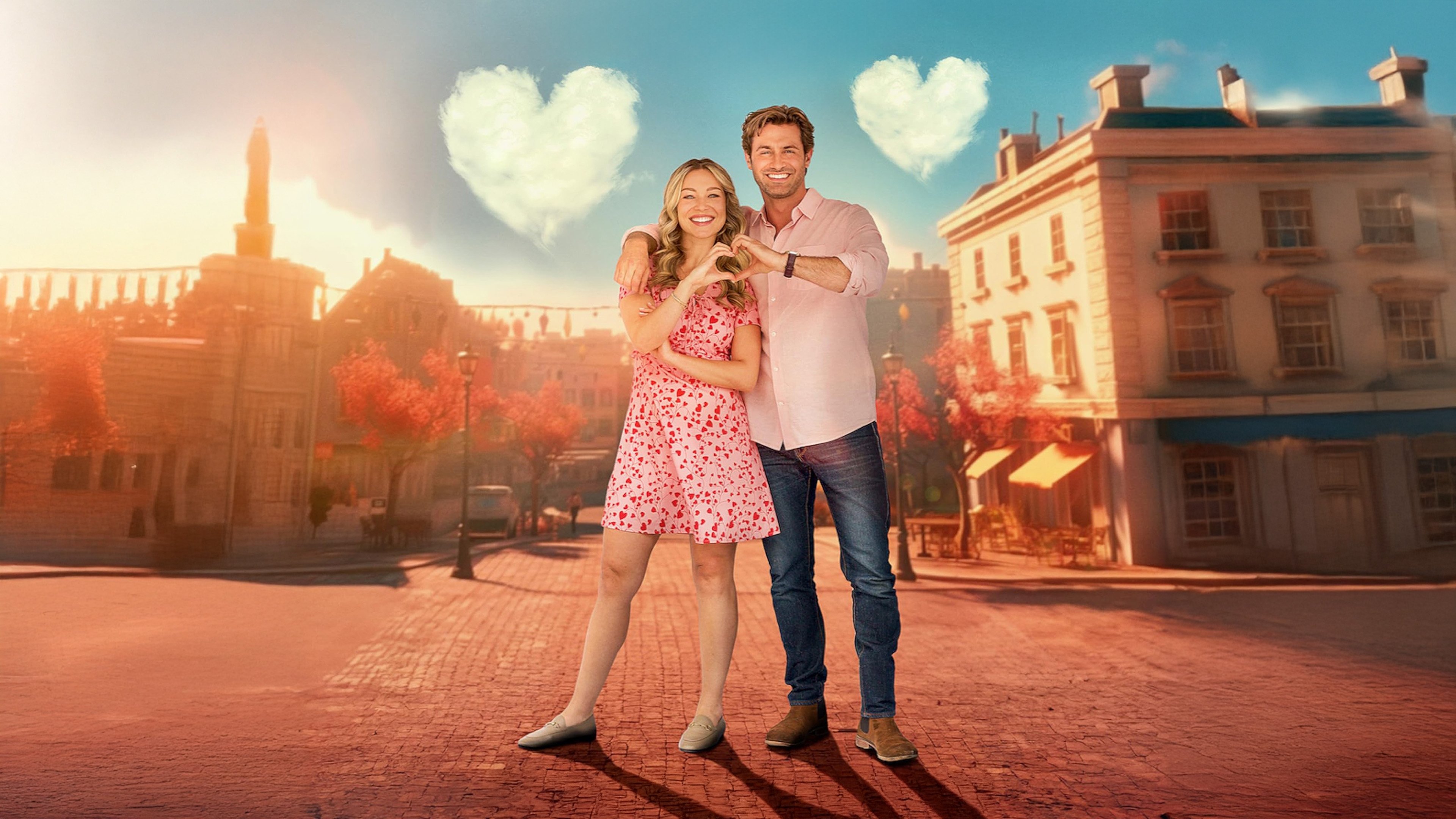 Valentine's Town Background