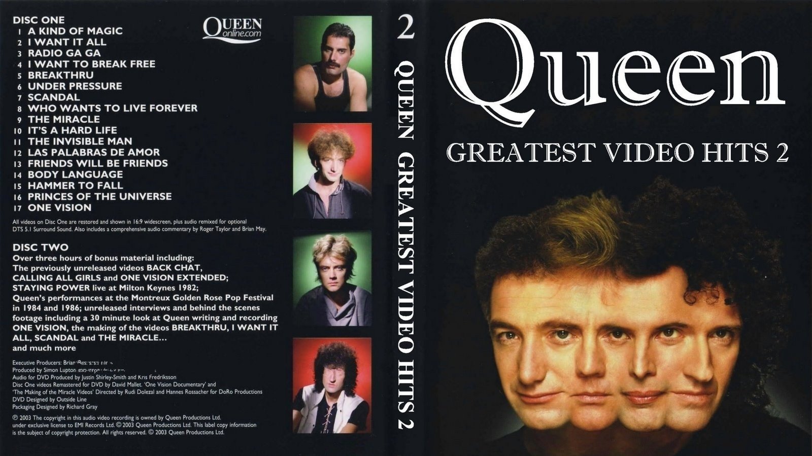 Queen: Greatest Video Hits 2 Background
