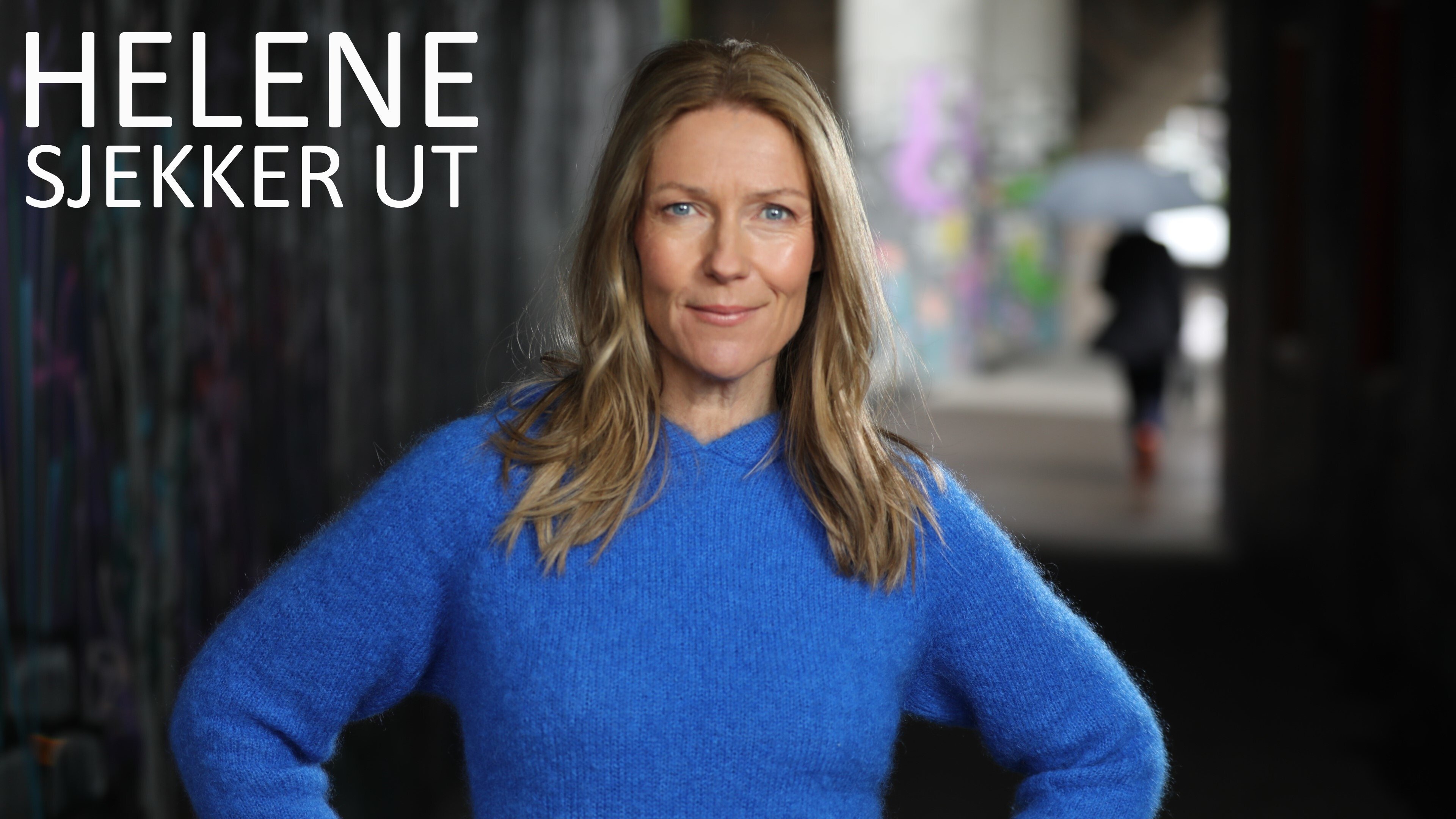 Helene sjekker ut Background