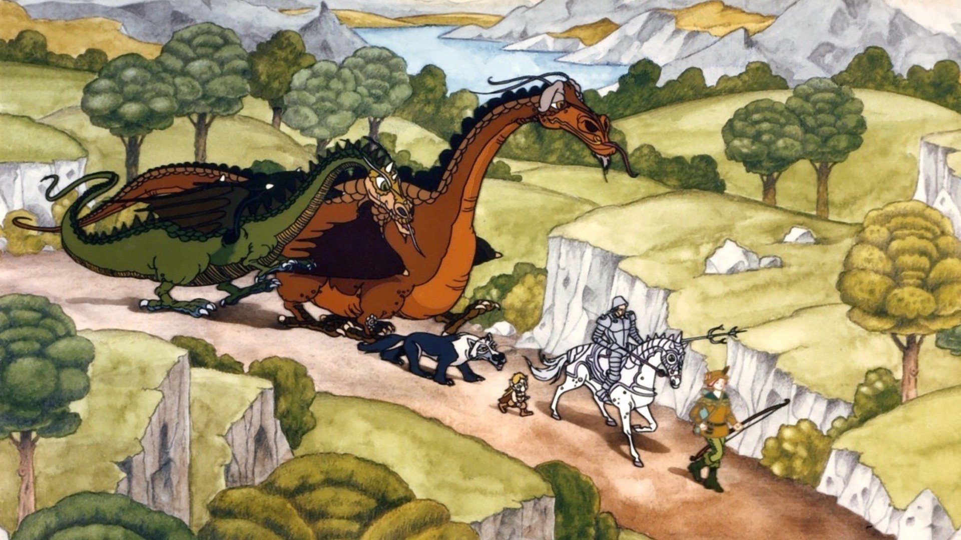 The Flight of Dragons Background