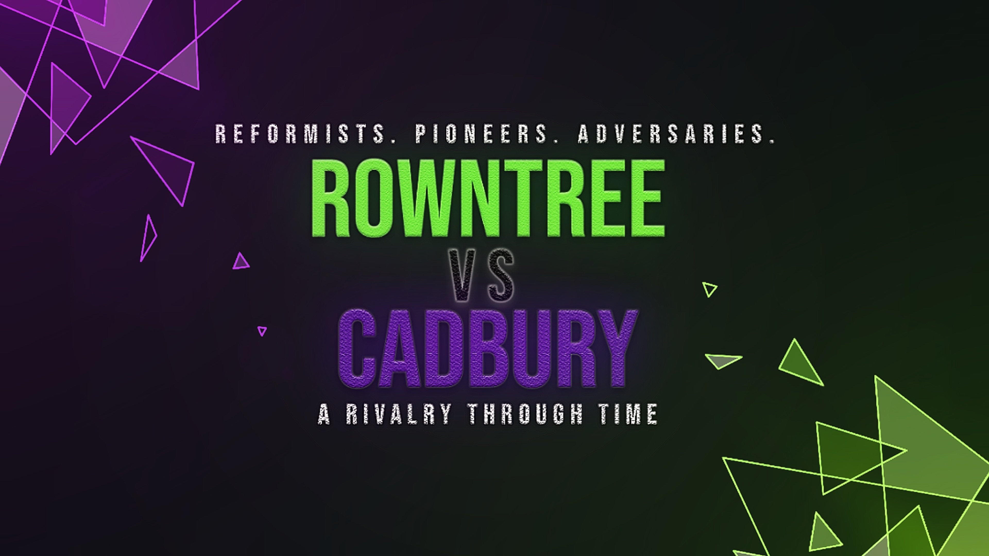 Rowntree vs Cadbury: A Rivalry Through Time Background