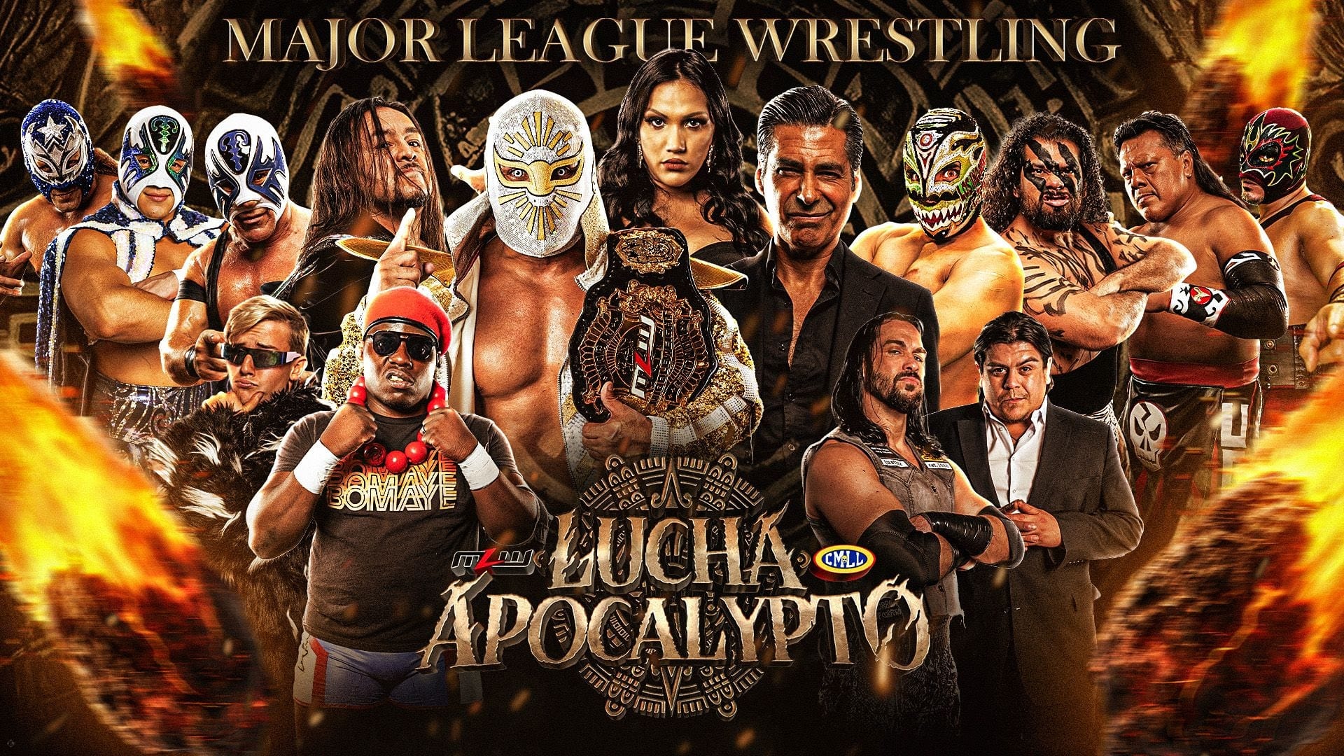 MLW Lucha Apocalypto Background