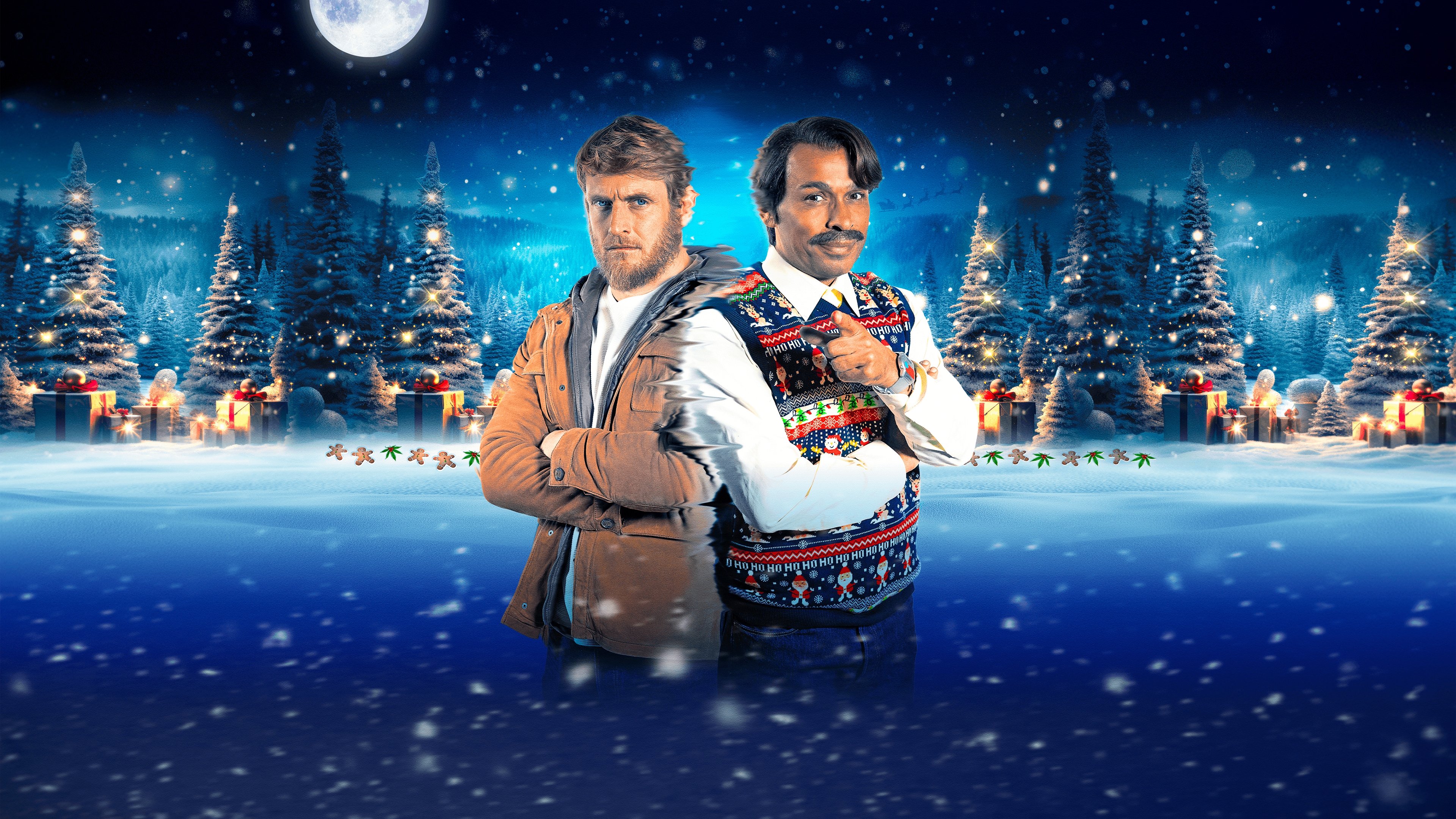 Dealing with Christmas Background