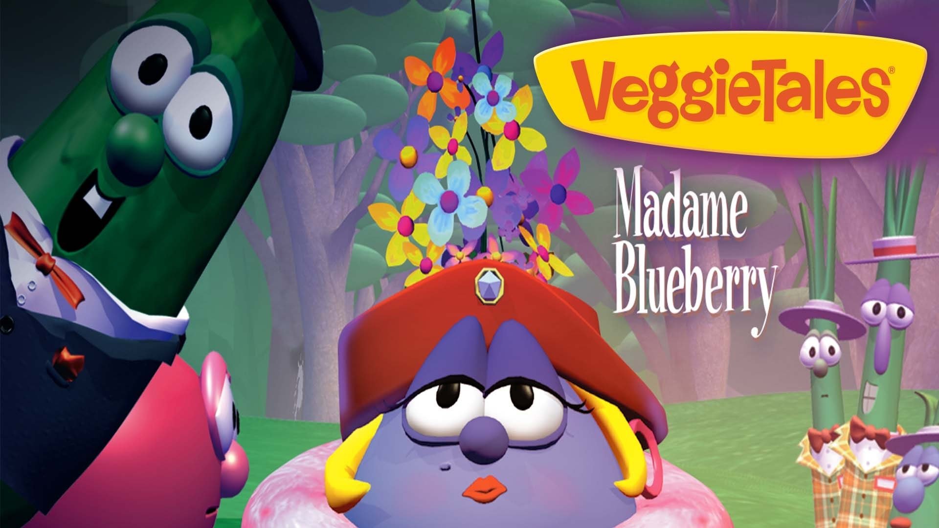VeggieTales: Madame Blueberry Background