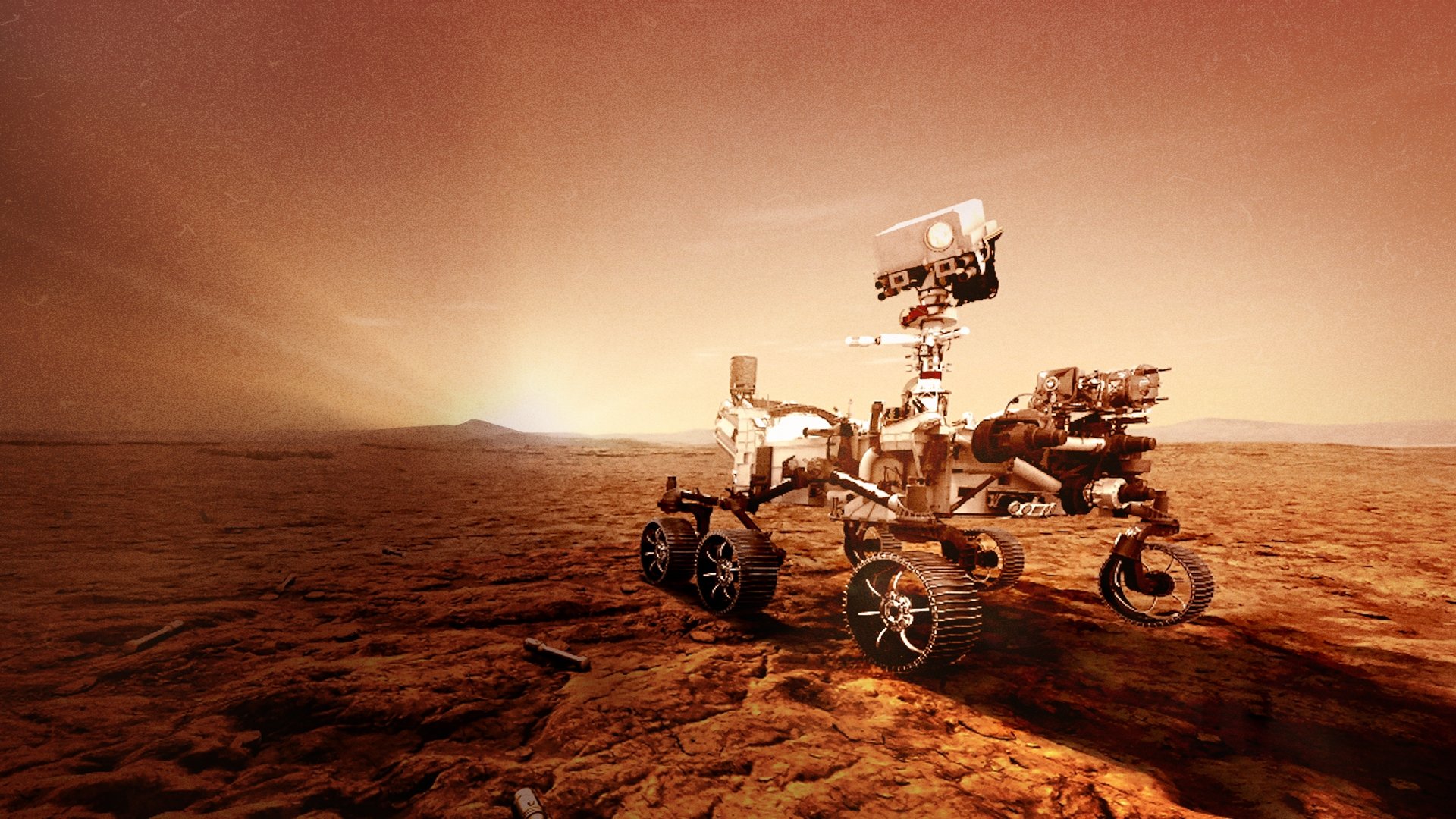 Built for Mars: The Perseverance Rover Background