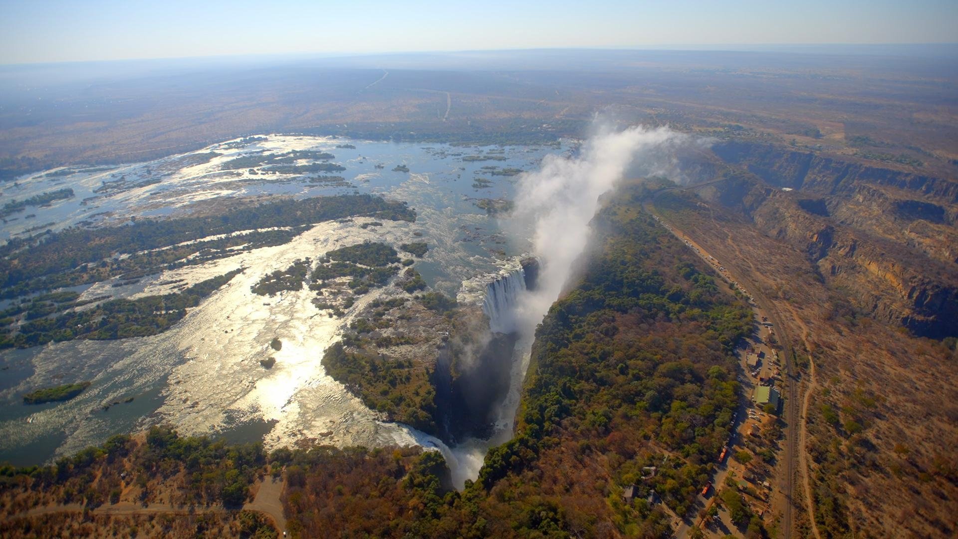 L'Afrique vue du ciel Background